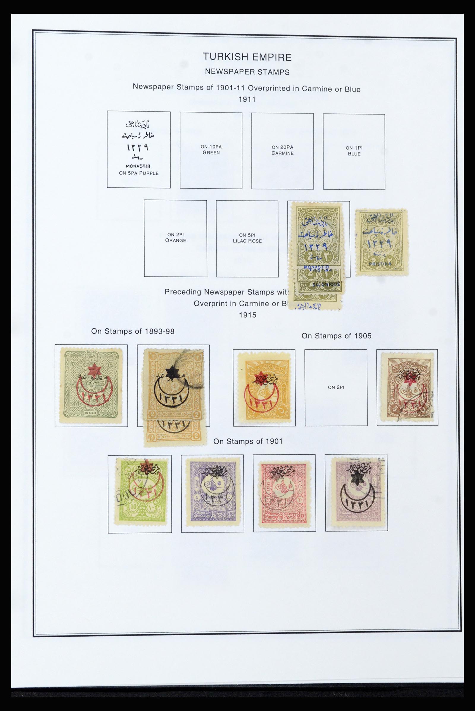 37224 084 - Postzegelverzameling 37224 Turkije 1863-2000.