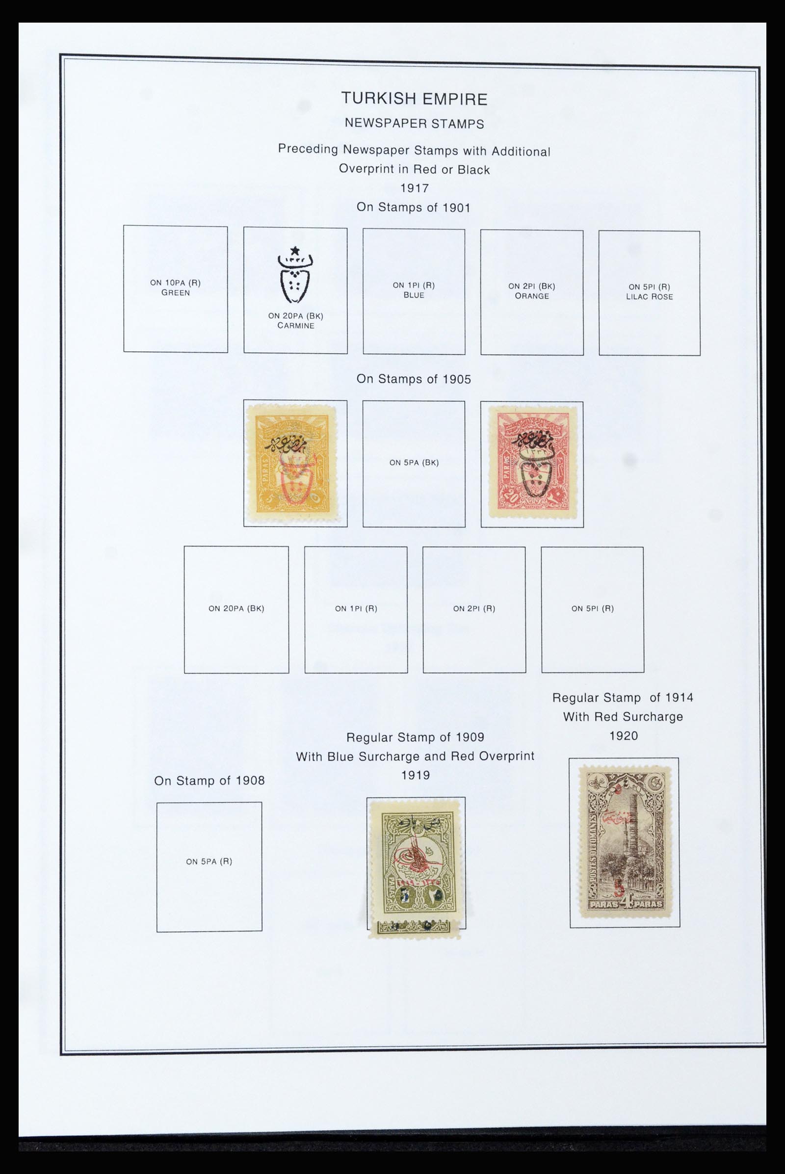 37224 087 - Postzegelverzameling 37224 Turkije 1863-2000.