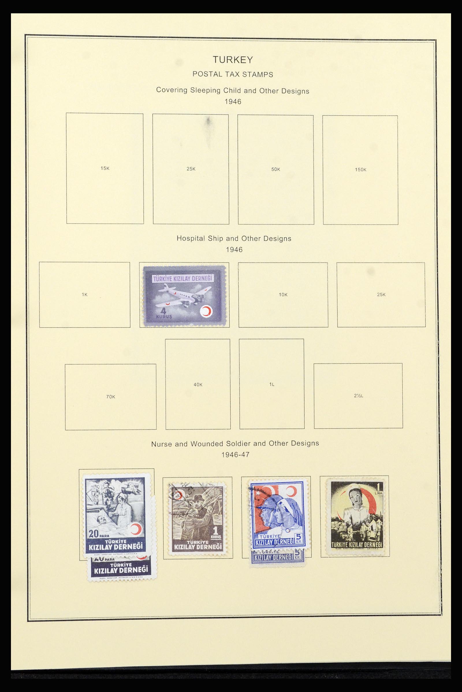 37224 096 - Postzegelverzameling 37224 Turkije 1863-2000.