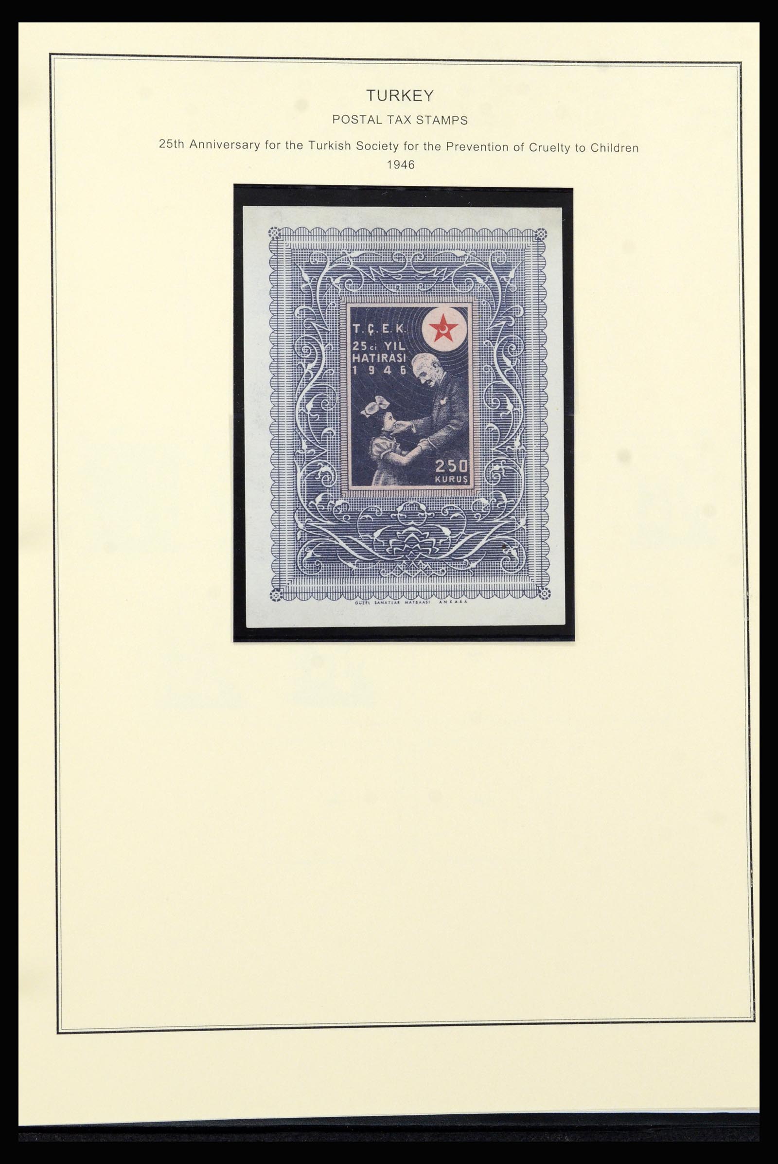 37224 097 - Postzegelverzameling 37224 Turkije 1863-2000.