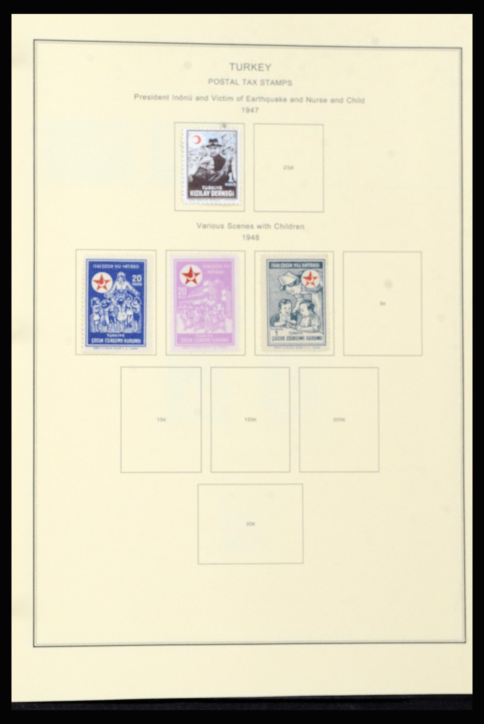 37224 099 - Postzegelverzameling 37224 Turkije 1863-2000.