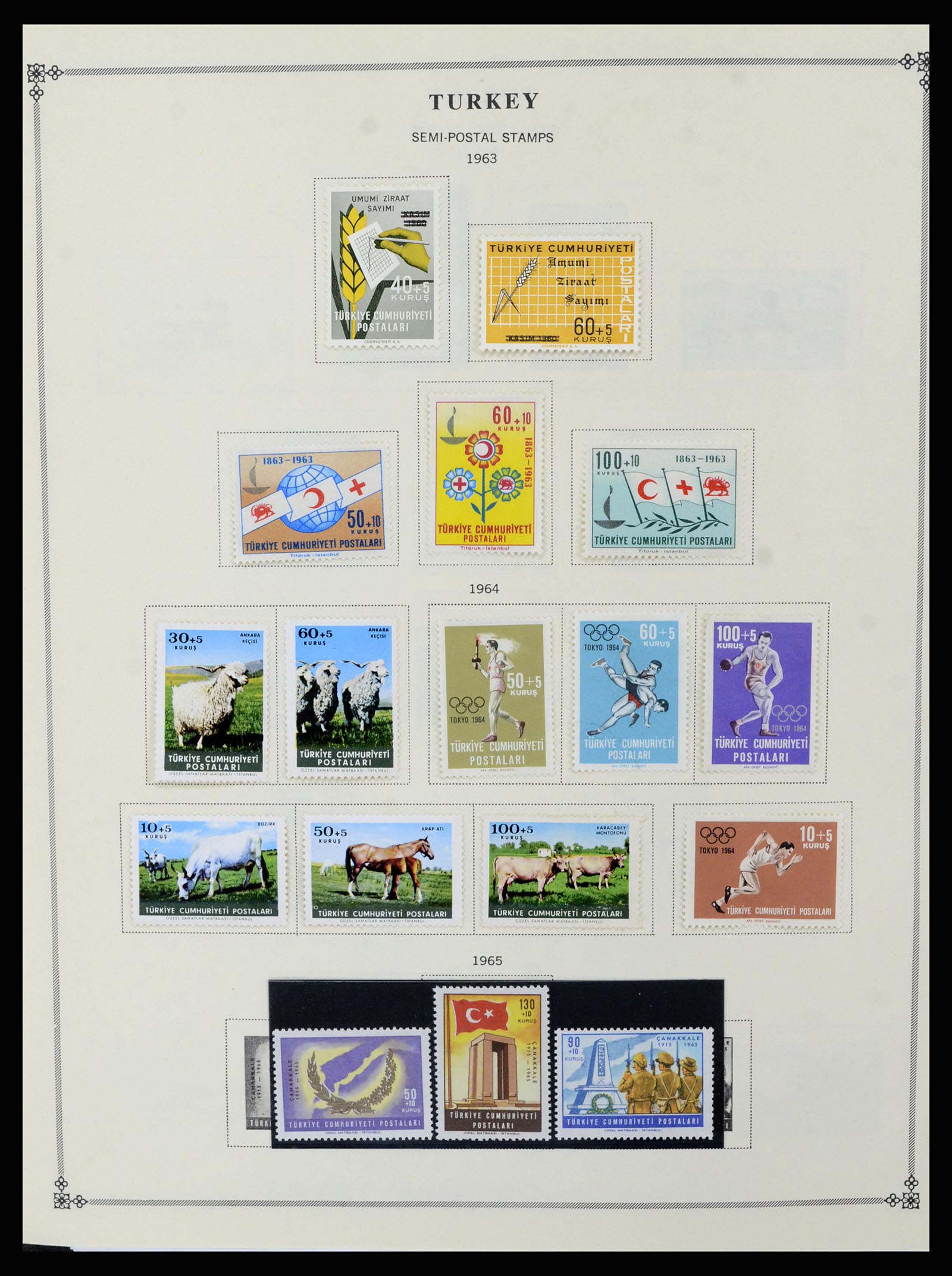 37224 215 - Stamp collection 37224 Turkey 1863-2000.