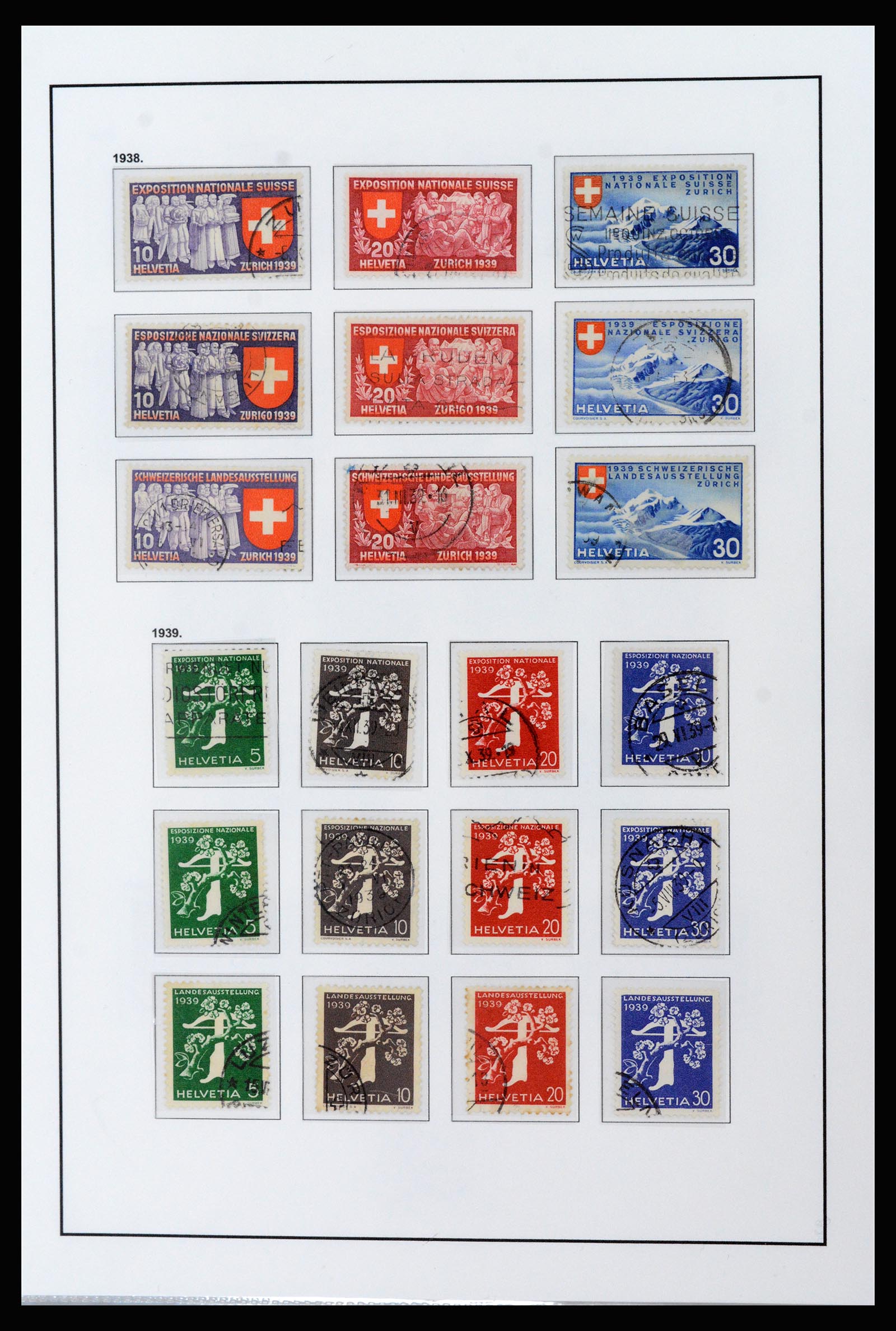 37225 012 - Postzegelverzameling 37225 Zwitserland 1854-2020.