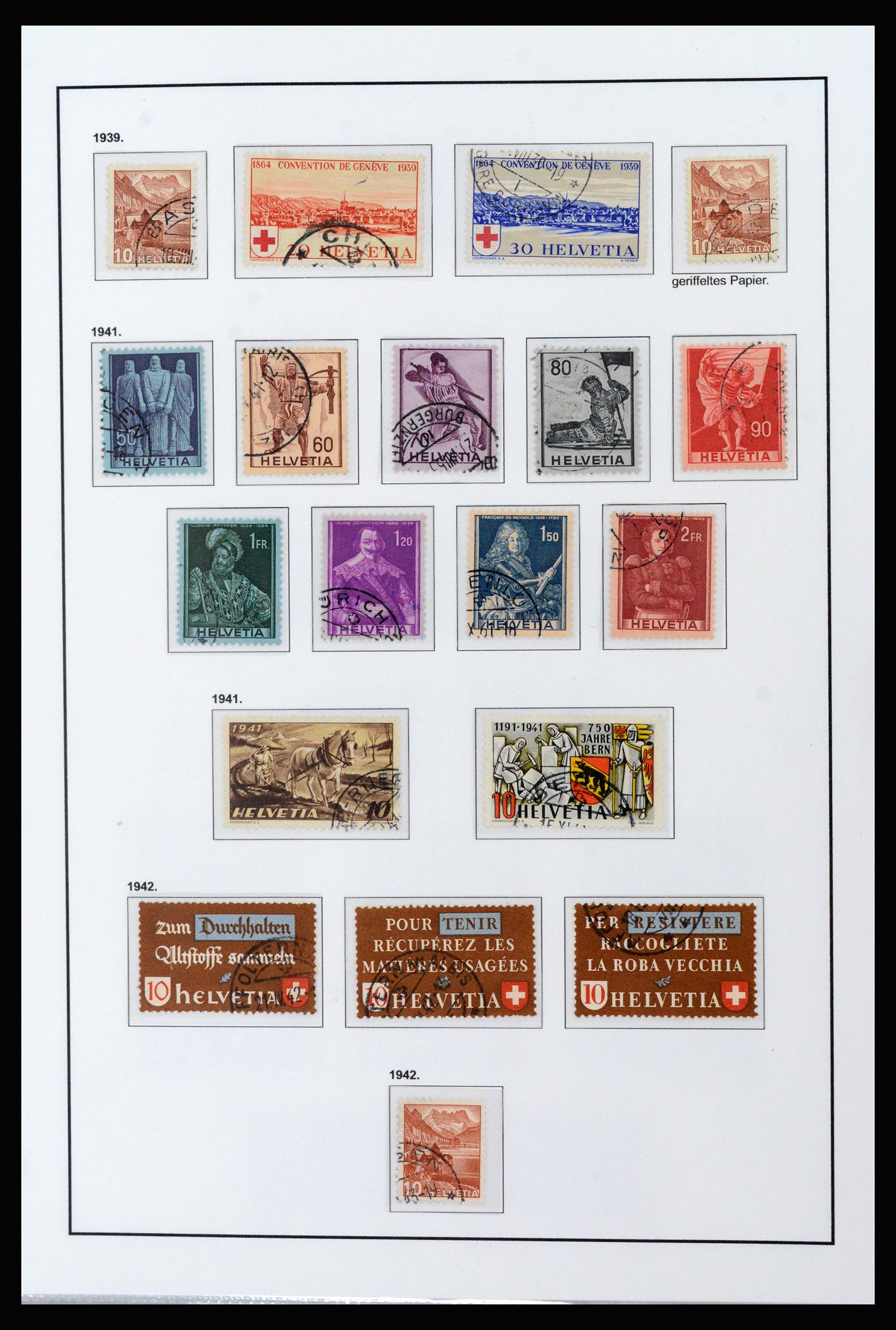 37225 013 - Postzegelverzameling 37225 Zwitserland 1854-2020.