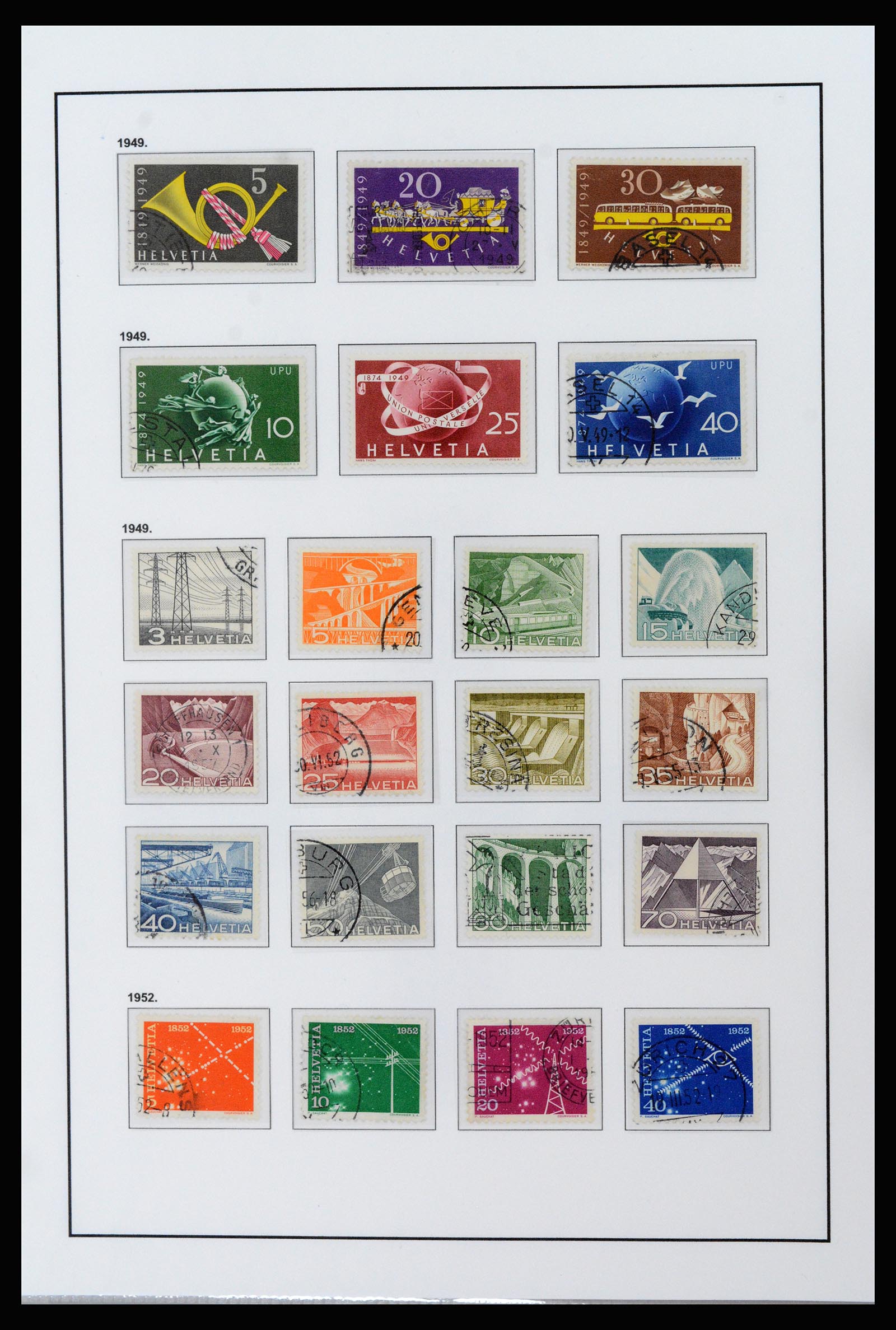 37225 016 - Postzegelverzameling 37225 Zwitserland 1854-2020.