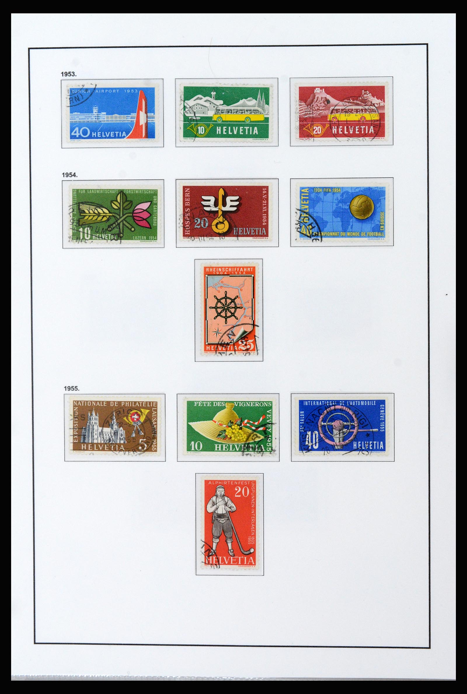 37225 017 - Postzegelverzameling 37225 Zwitserland 1854-2020.