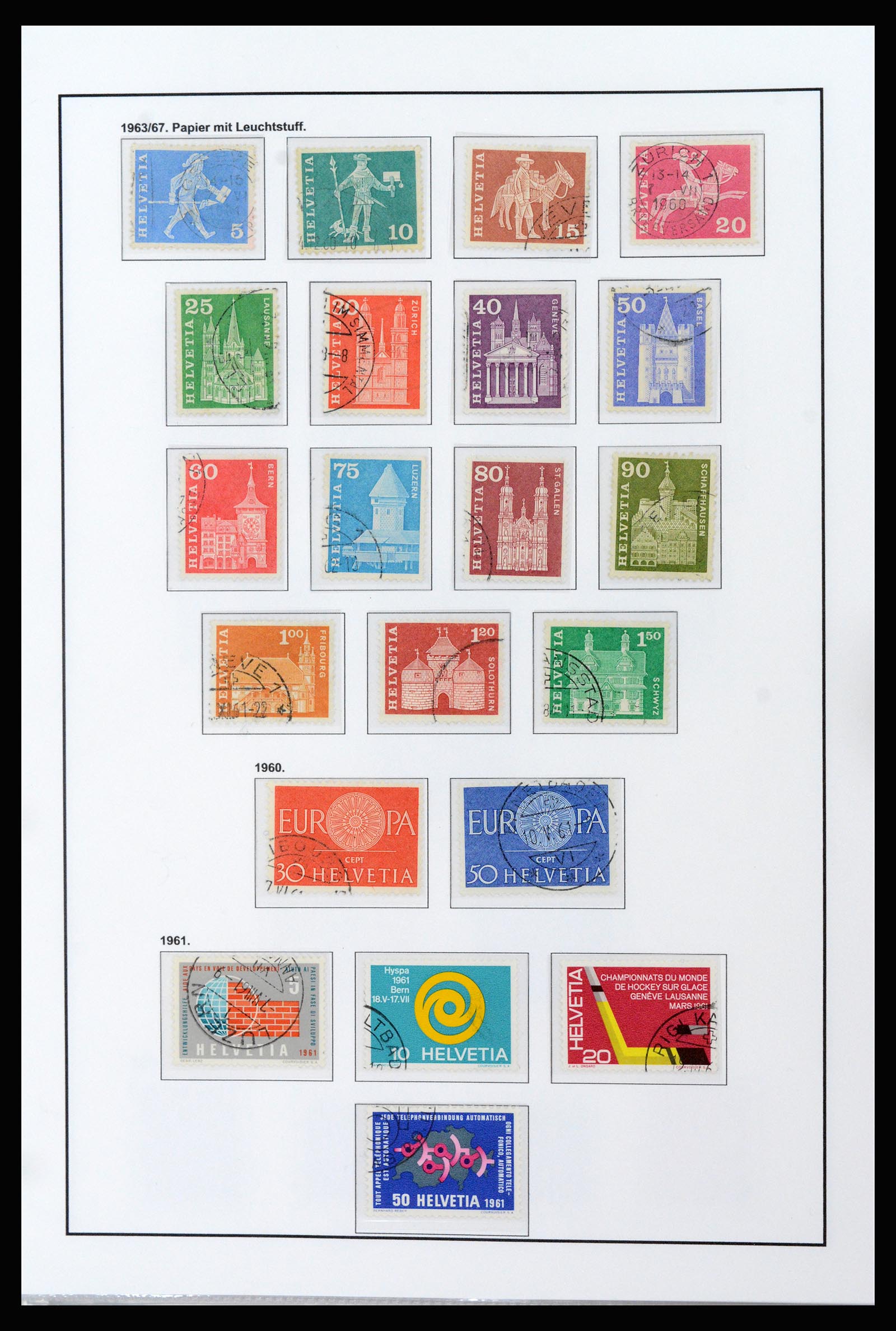 37225 021 - Postzegelverzameling 37225 Zwitserland 1854-2020.