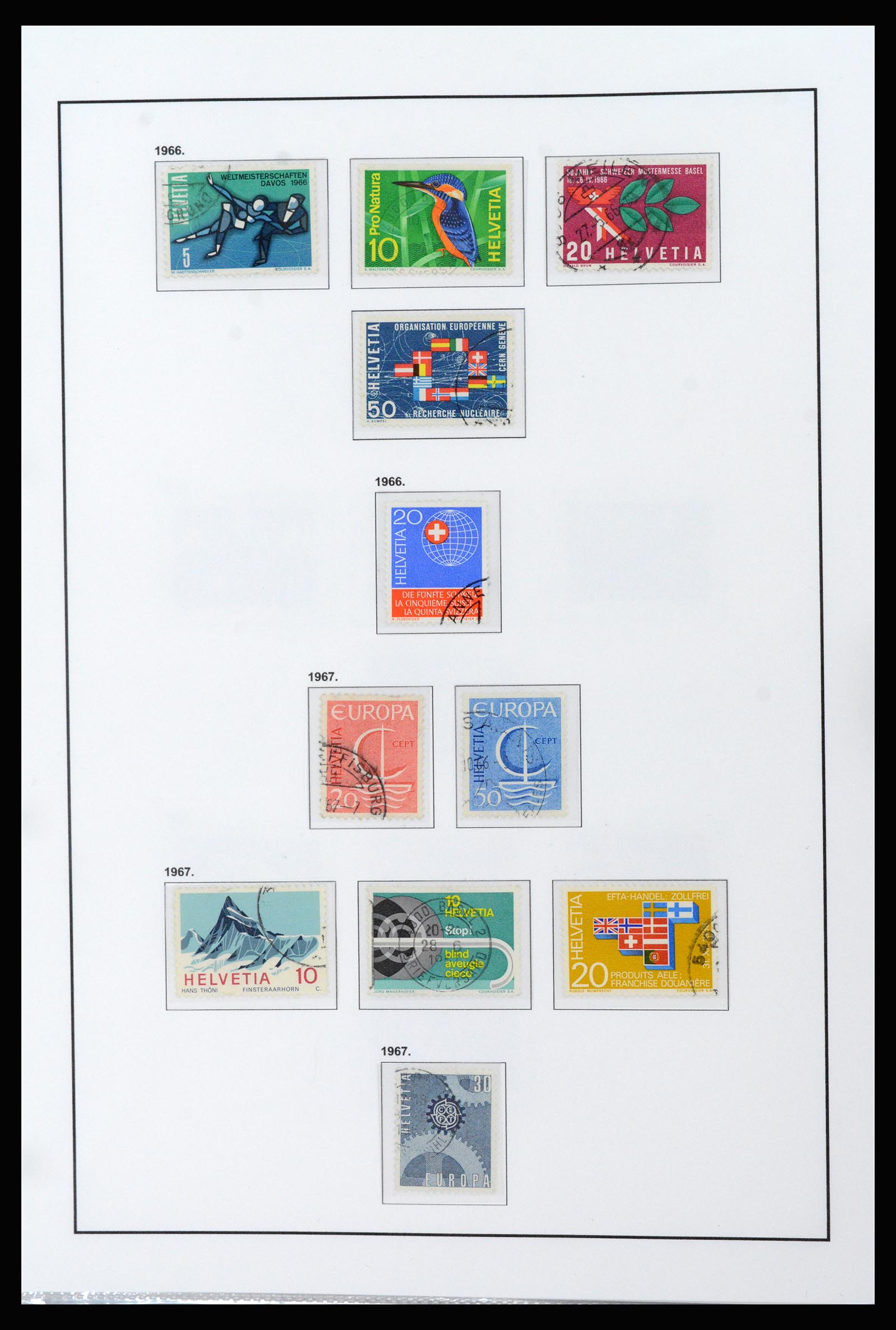 37225 026 - Postzegelverzameling 37225 Zwitserland 1854-2020.