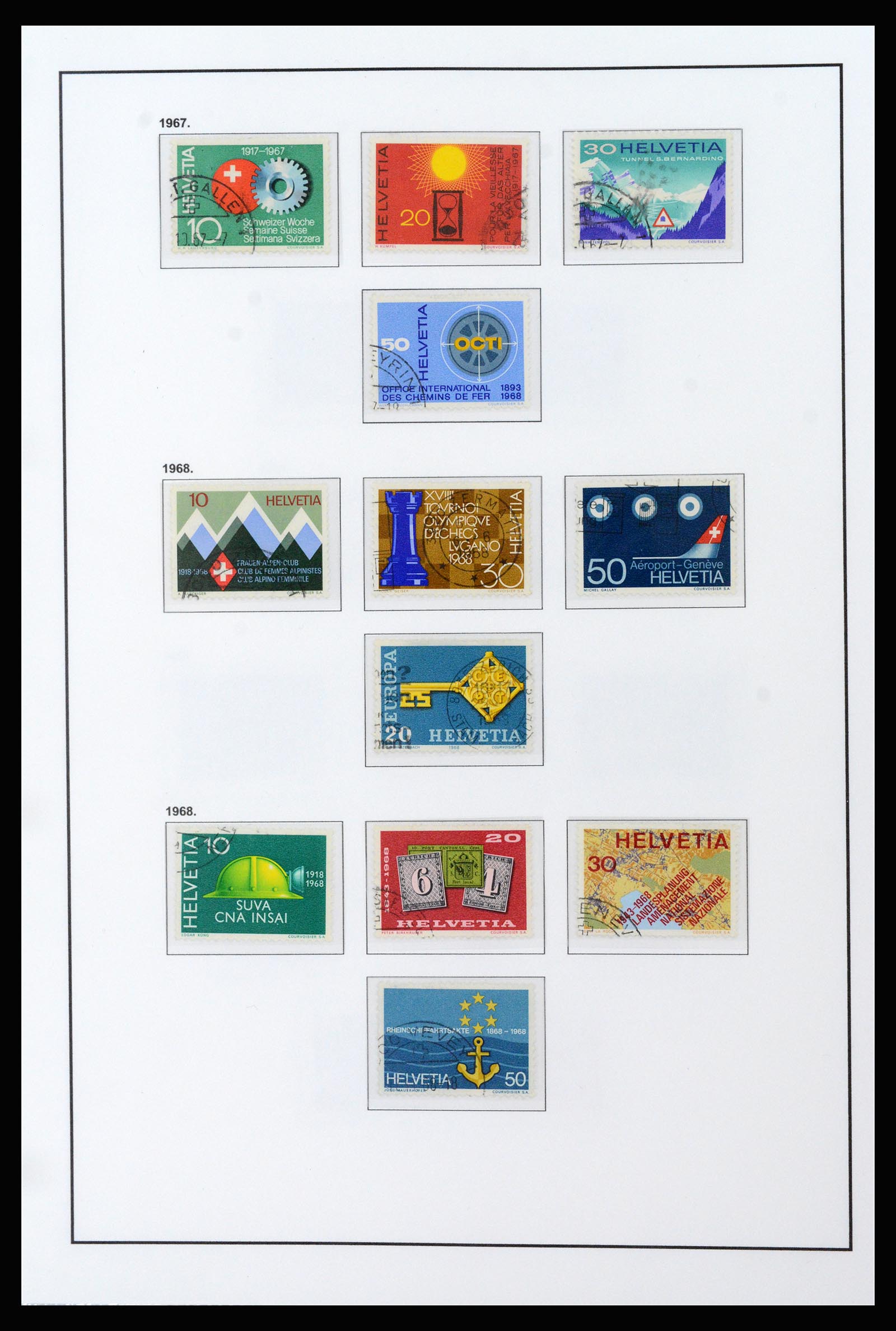 37225 027 - Postzegelverzameling 37225 Zwitserland 1854-2020.
