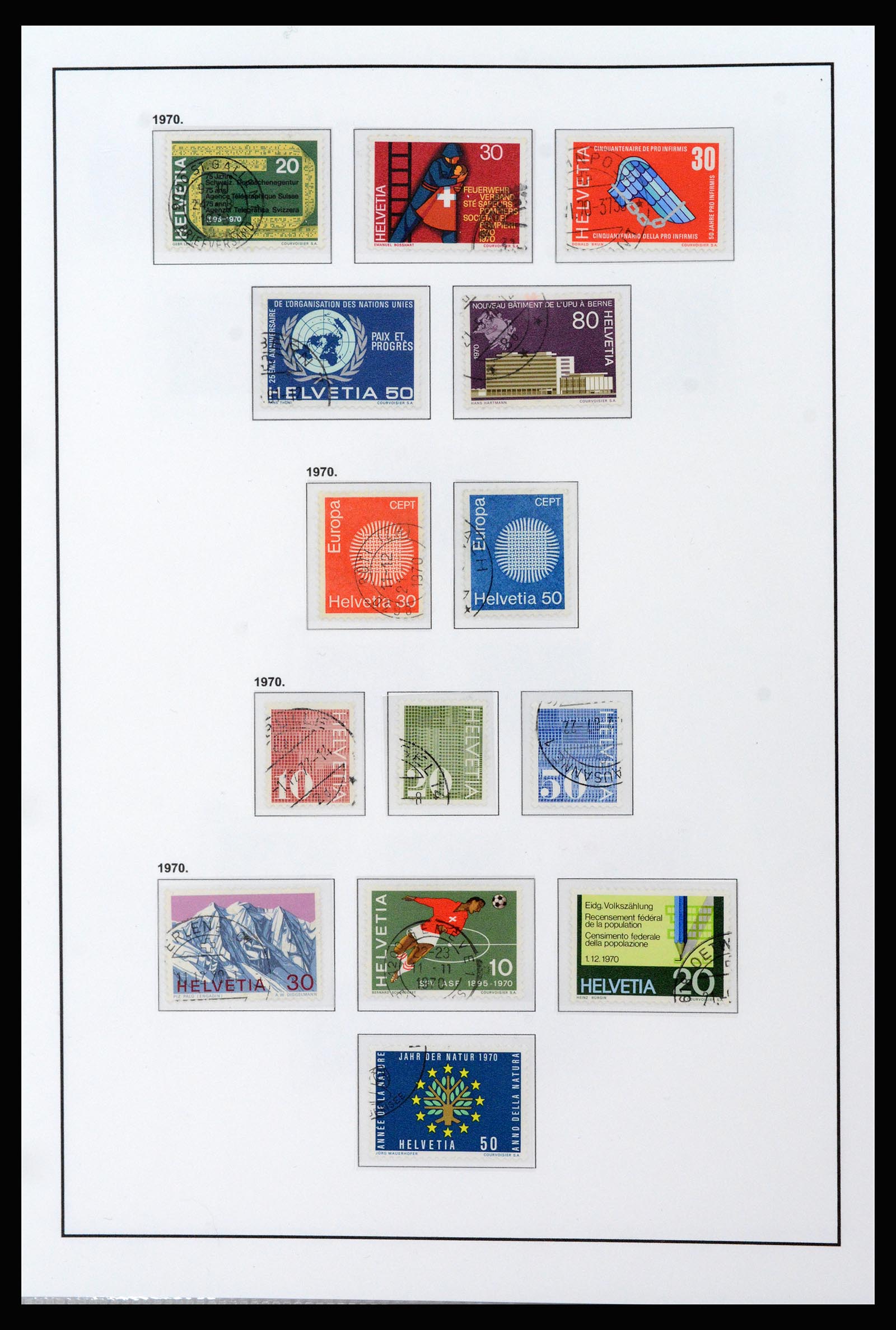 37225 029 - Postzegelverzameling 37225 Zwitserland 1854-2020.