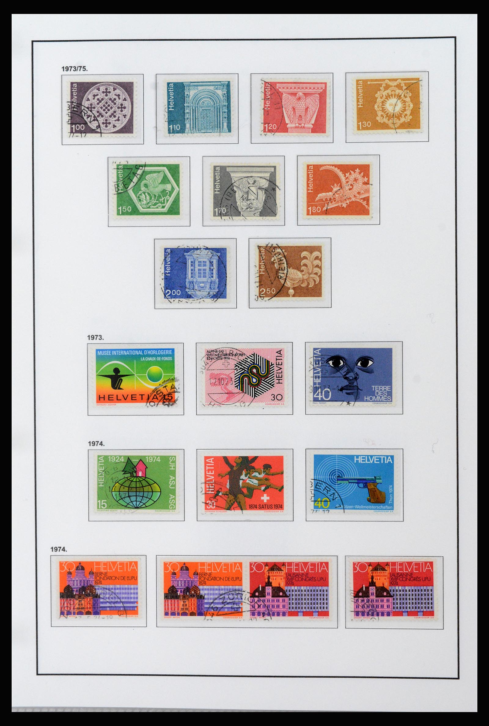 37225 033 - Postzegelverzameling 37225 Zwitserland 1854-2020.