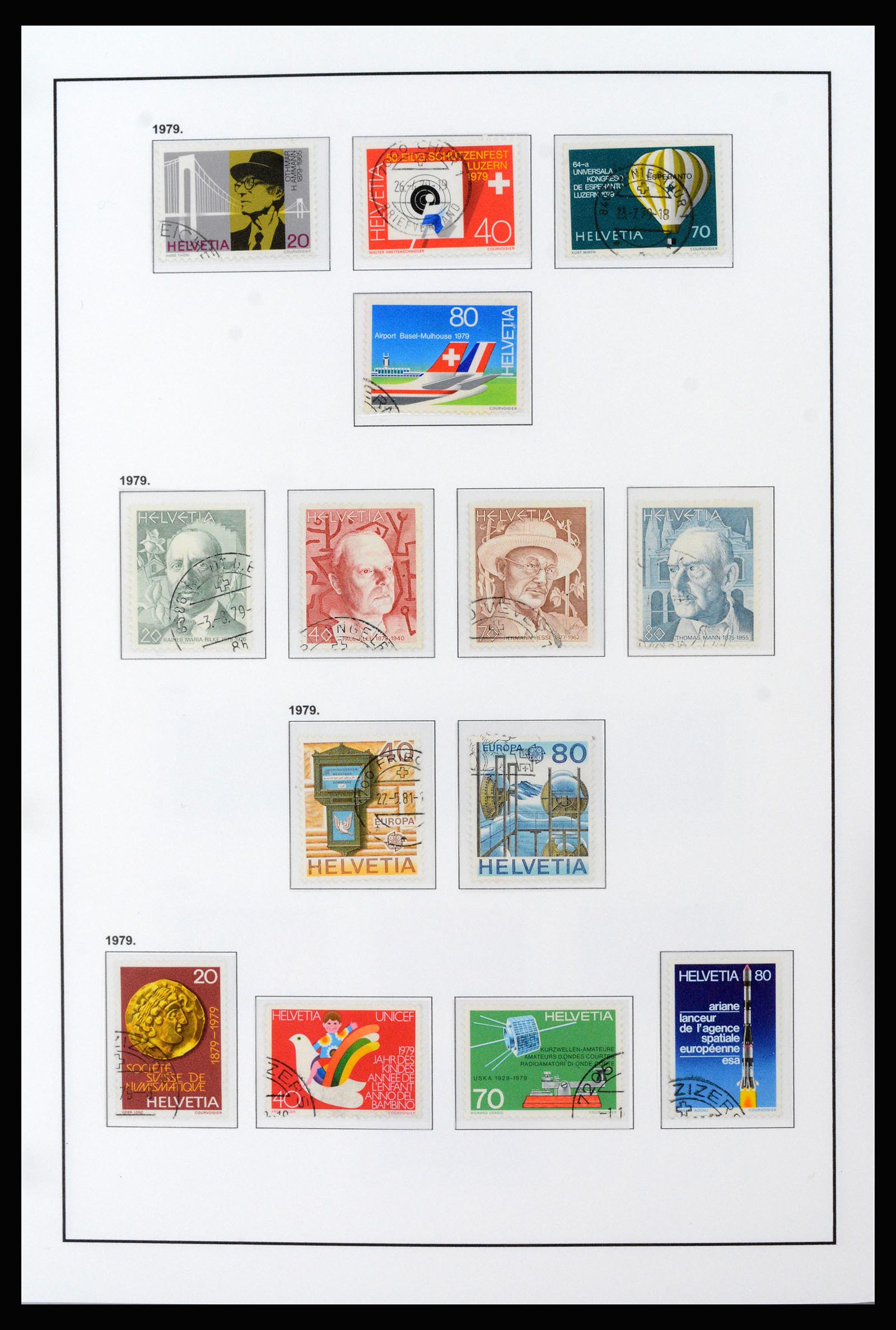 37225 039 - Postzegelverzameling 37225 Zwitserland 1854-2020.