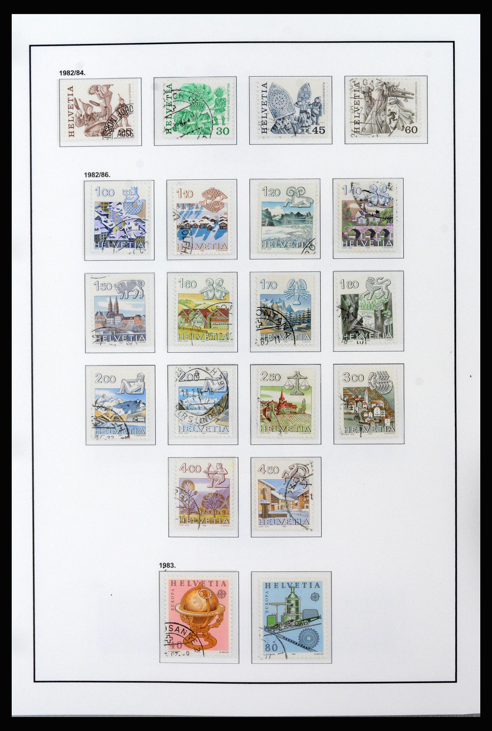 37225 043 - Postzegelverzameling 37225 Zwitserland 1854-2020.