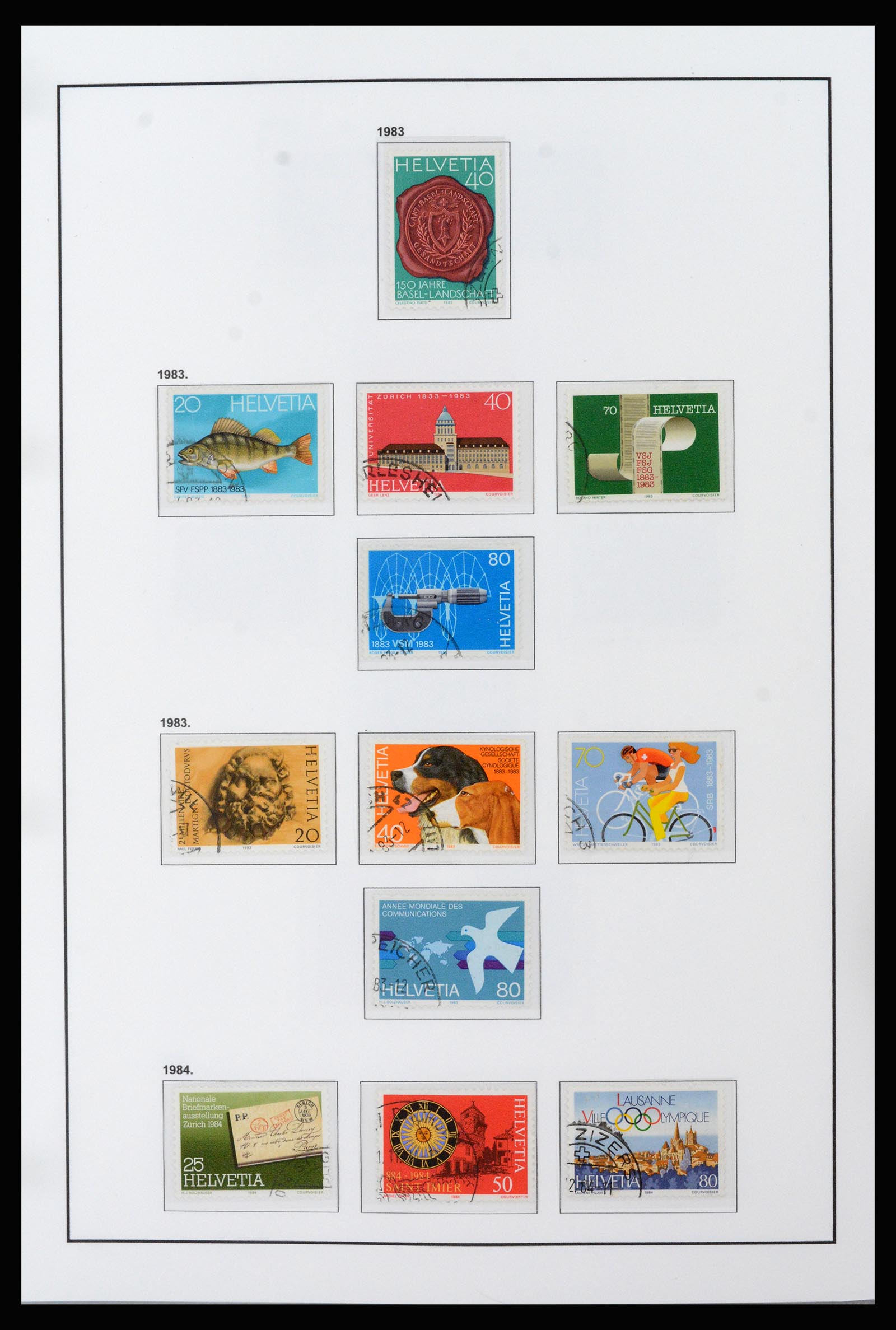 37225 044 - Postzegelverzameling 37225 Zwitserland 1854-2020.
