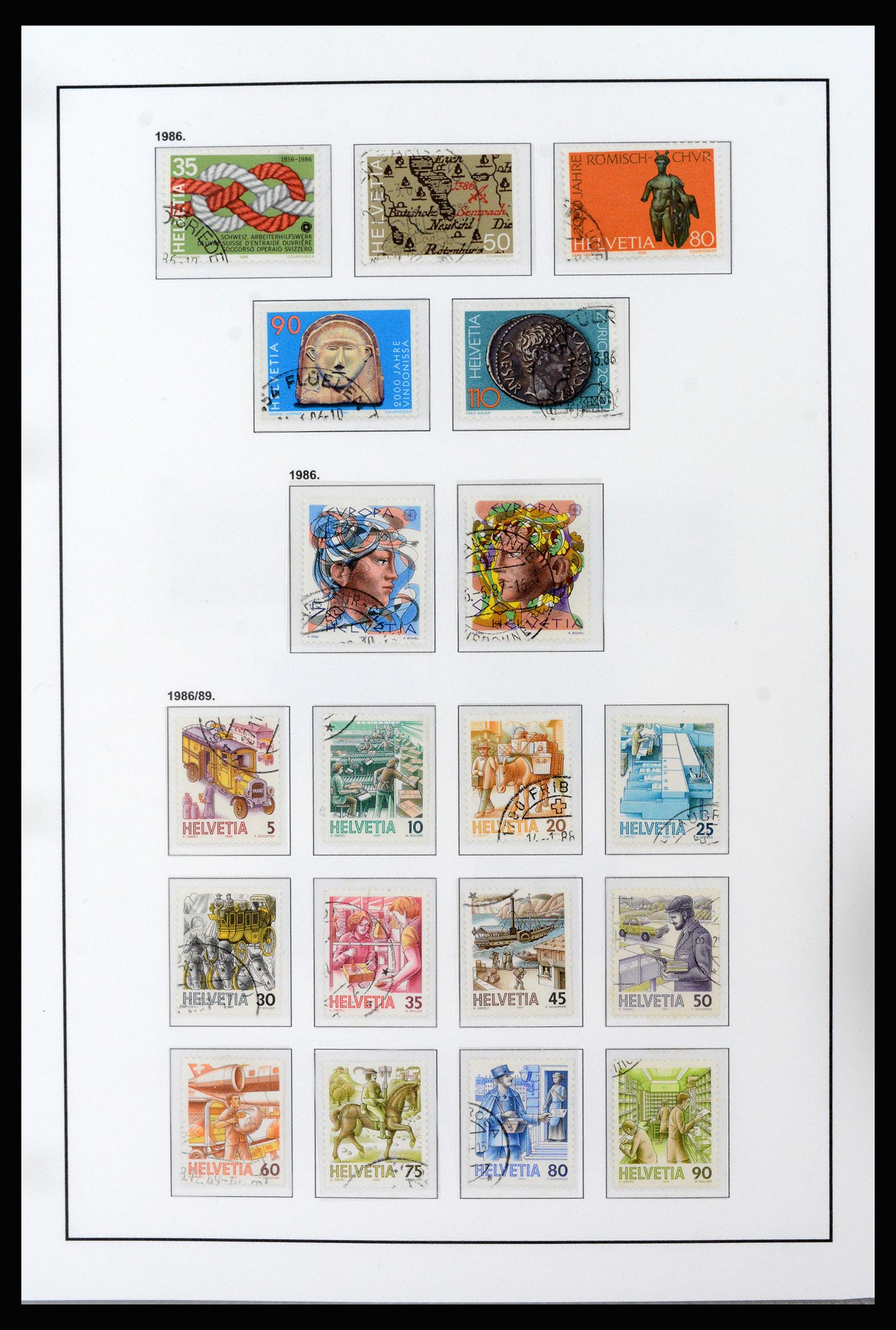 37225 046 - Postzegelverzameling 37225 Zwitserland 1854-2020.