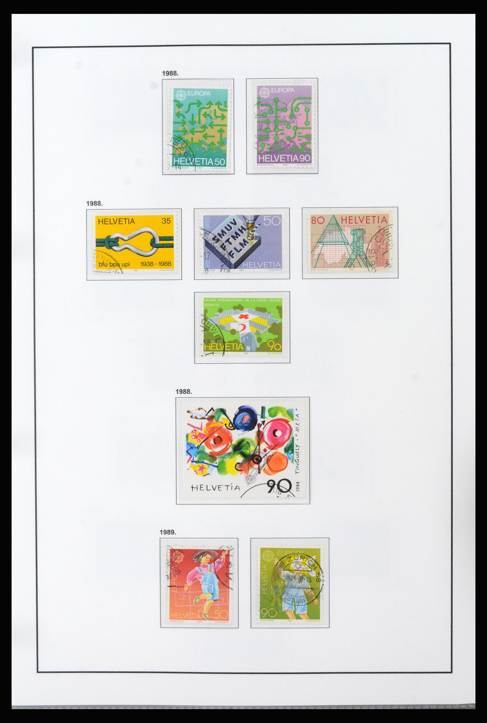 37225 049 - Postzegelverzameling 37225 Zwitserland 1854-2020.