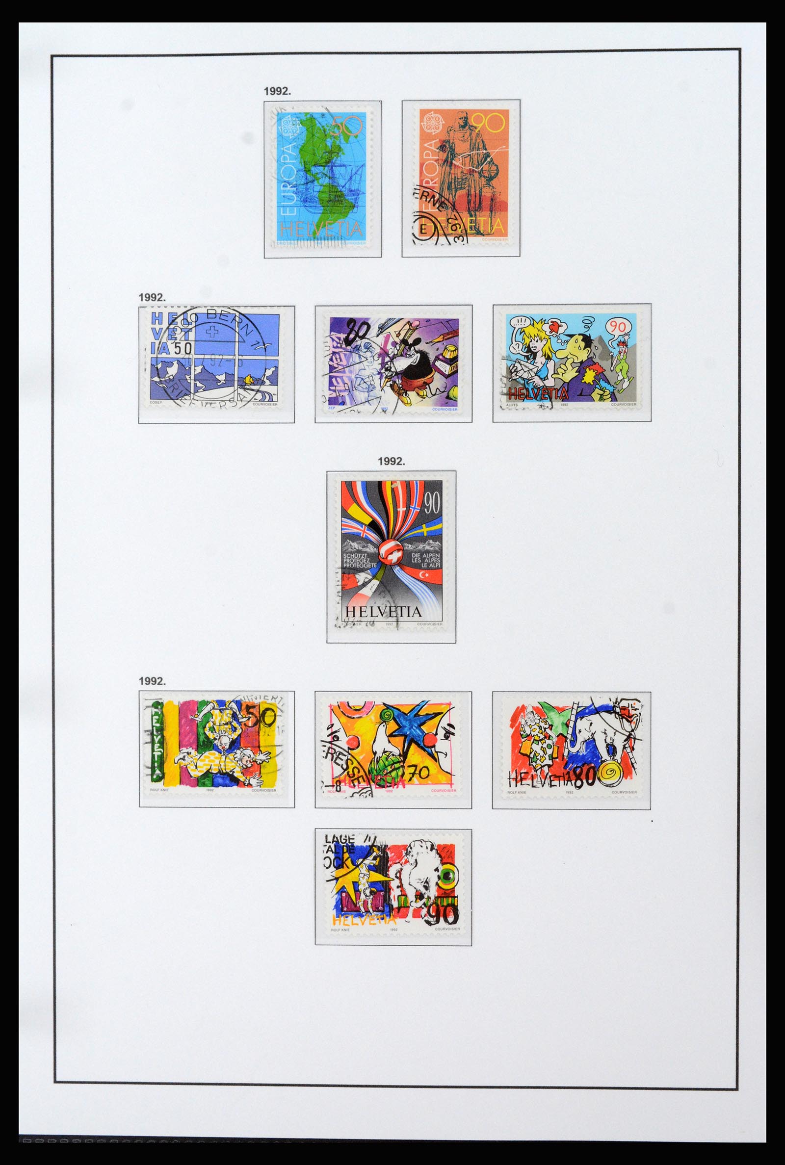 37225 054 - Postzegelverzameling 37225 Zwitserland 1854-2020.