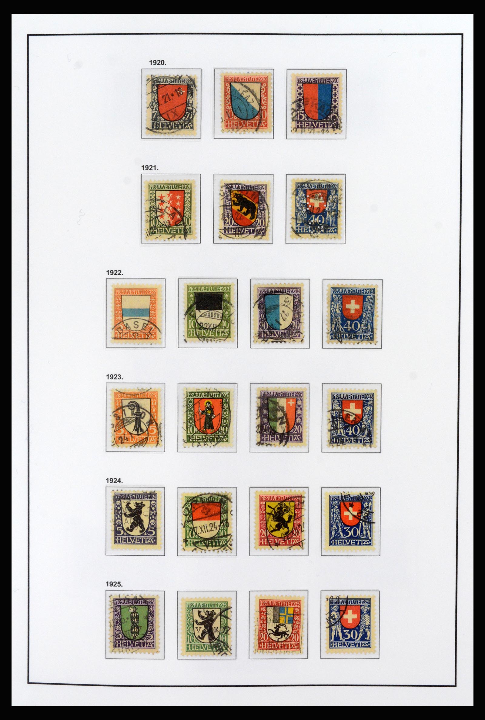 37225 056 - Postzegelverzameling 37225 Zwitserland 1854-2020.