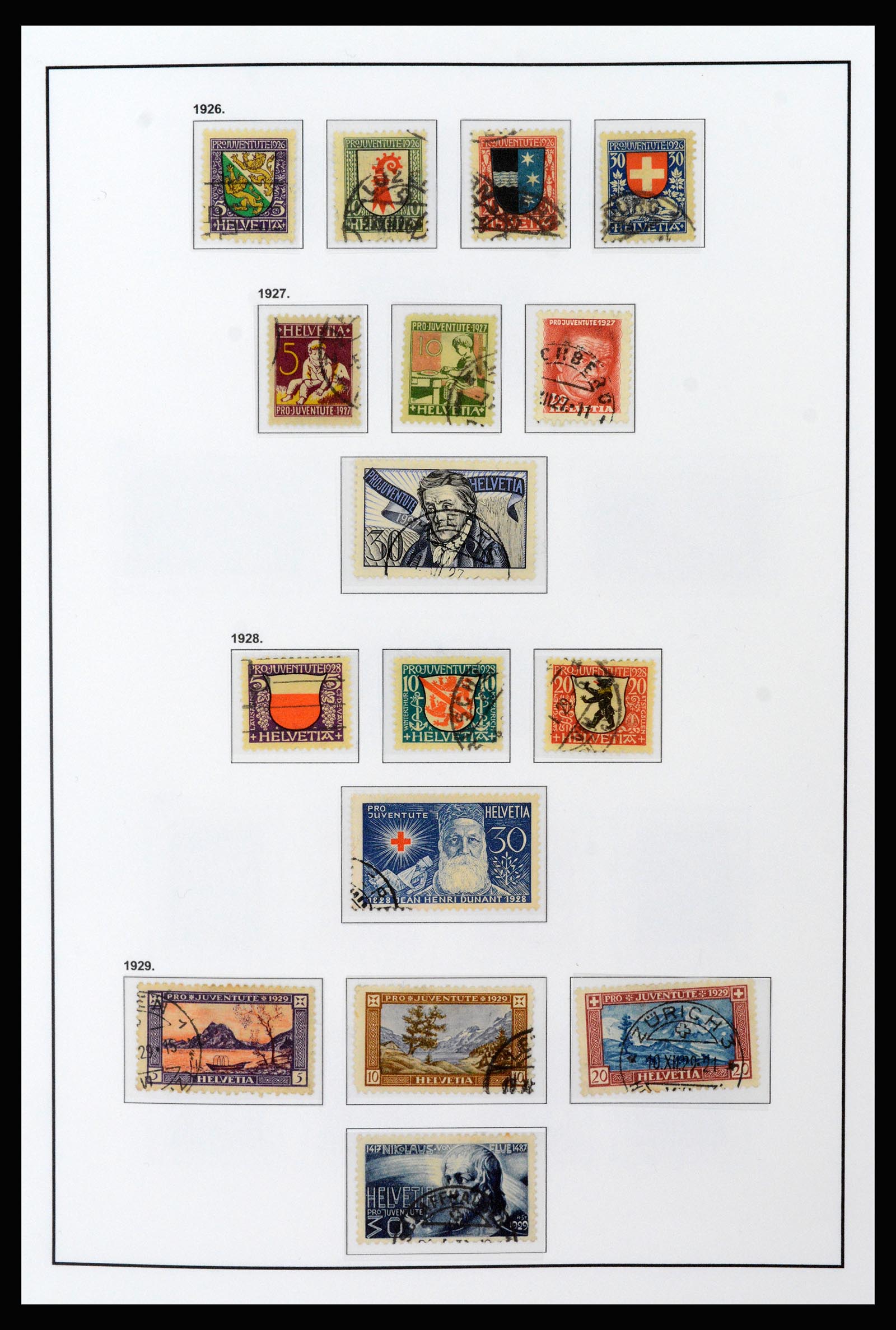 37225 057 - Postzegelverzameling 37225 Zwitserland 1854-2020.