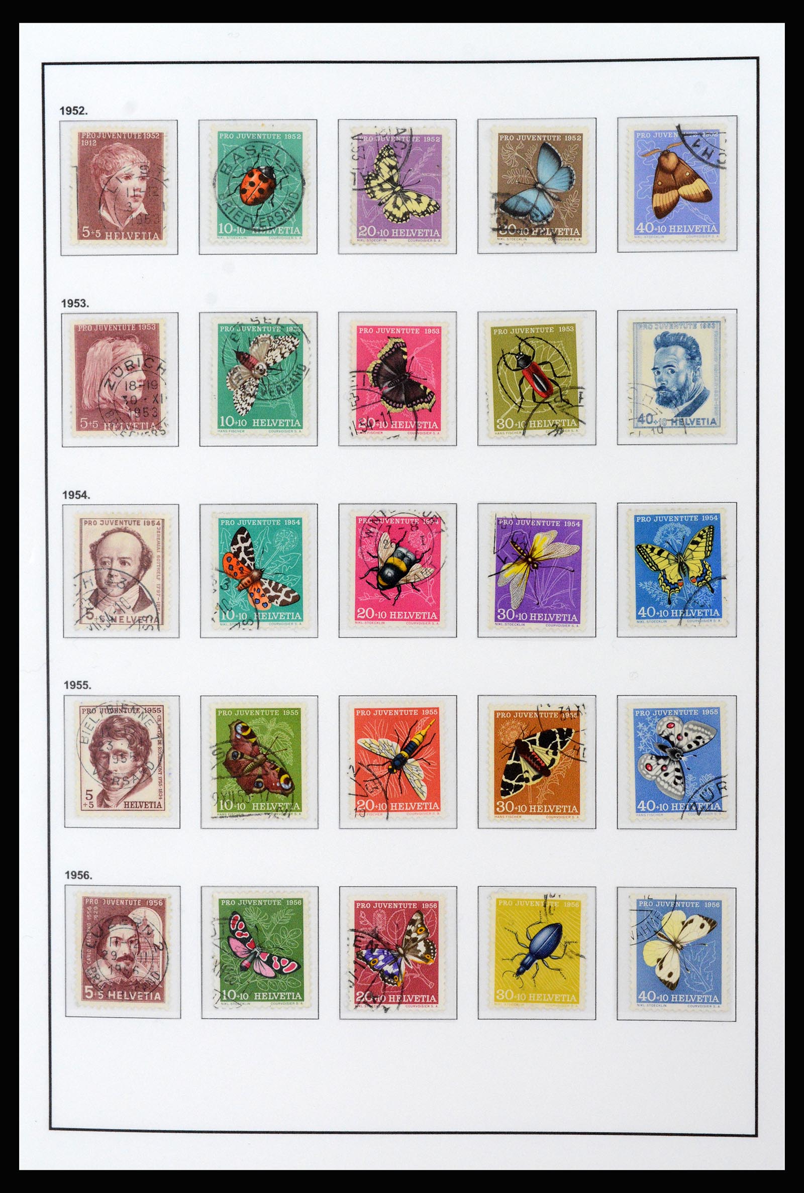 37225 063 - Postzegelverzameling 37225 Zwitserland 1854-2020.
