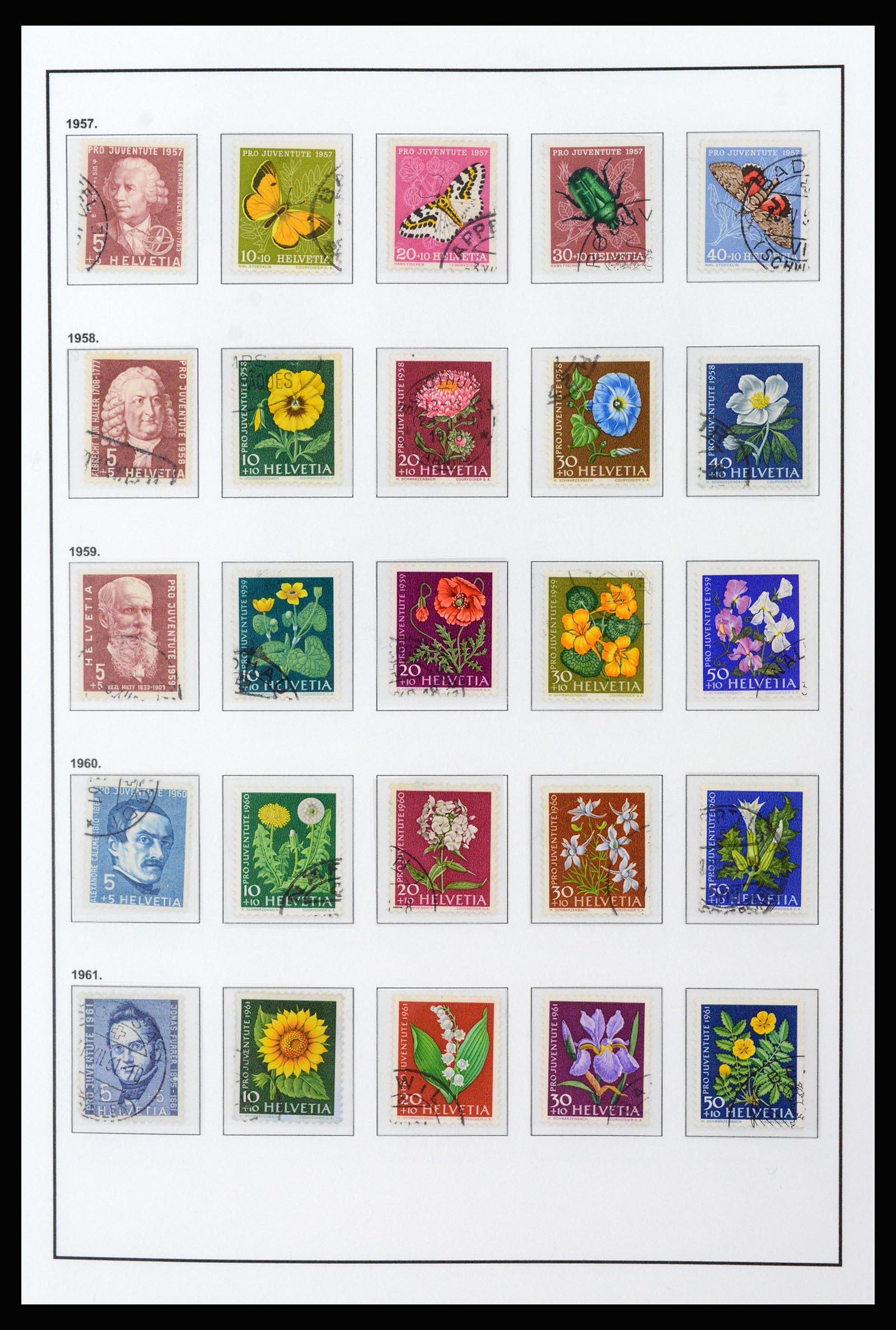 37225 064 - Postzegelverzameling 37225 Zwitserland 1854-2020.