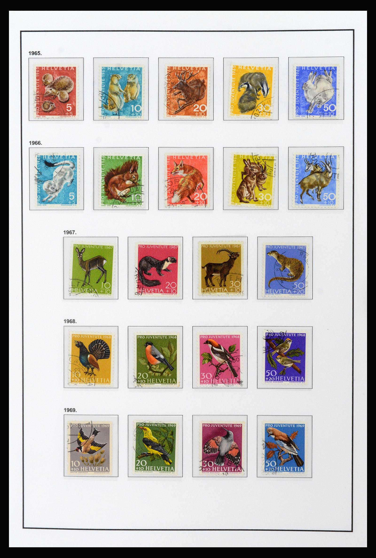 37225 066 - Postzegelverzameling 37225 Zwitserland 1854-2020.