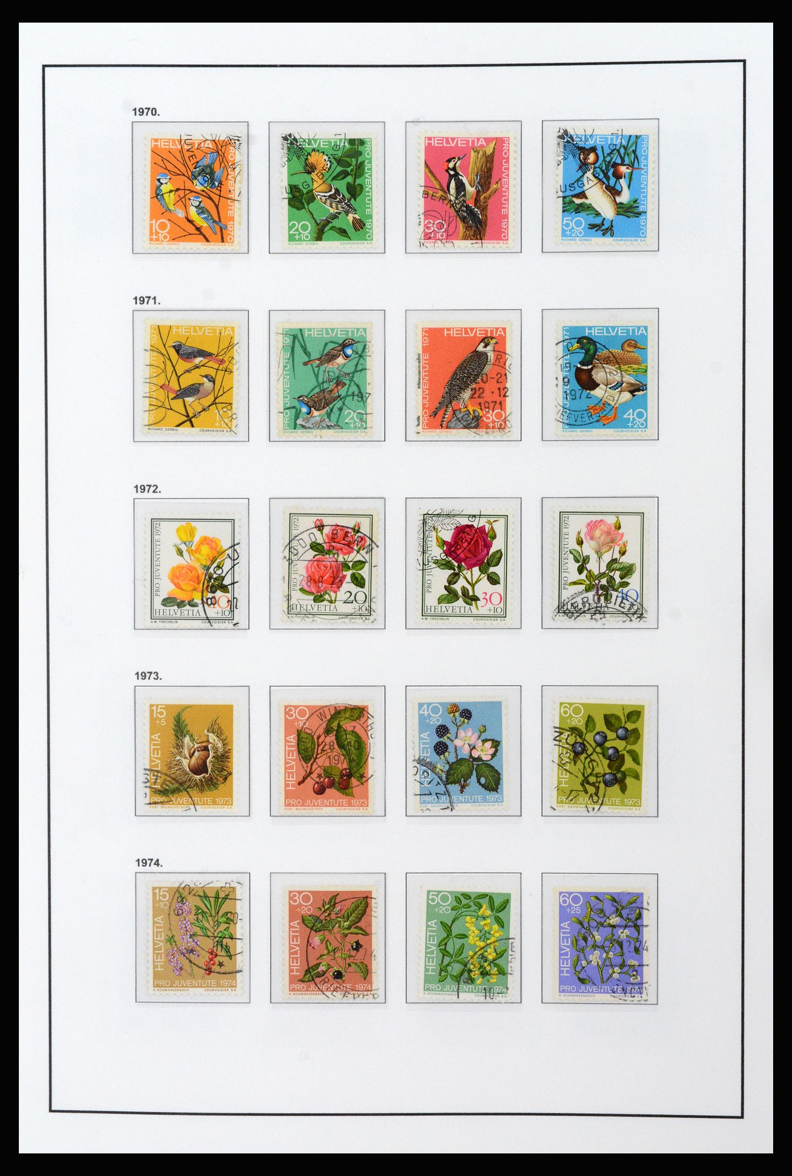 37225 067 - Postzegelverzameling 37225 Zwitserland 1854-2020.