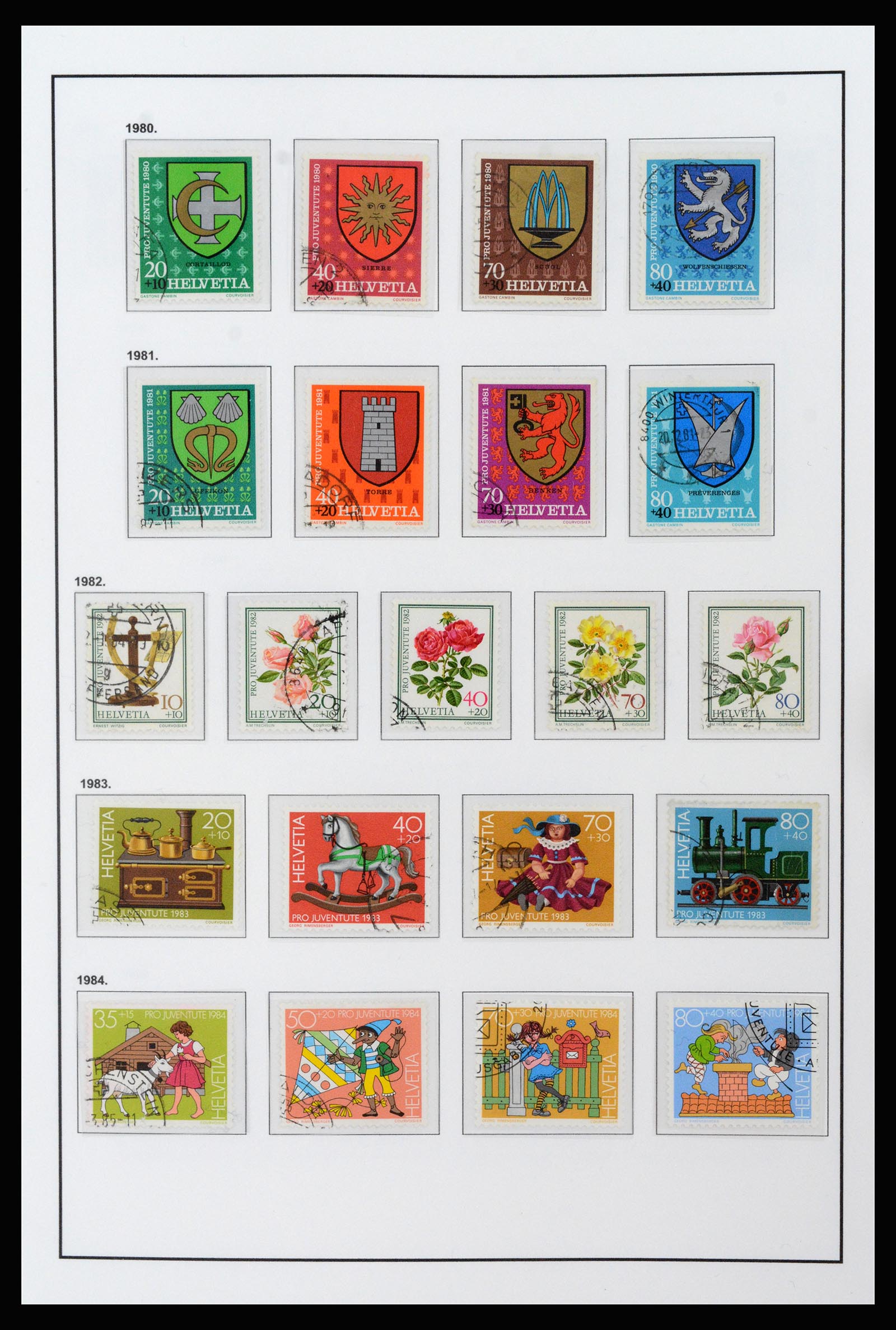 37225 069 - Postzegelverzameling 37225 Zwitserland 1854-2020.