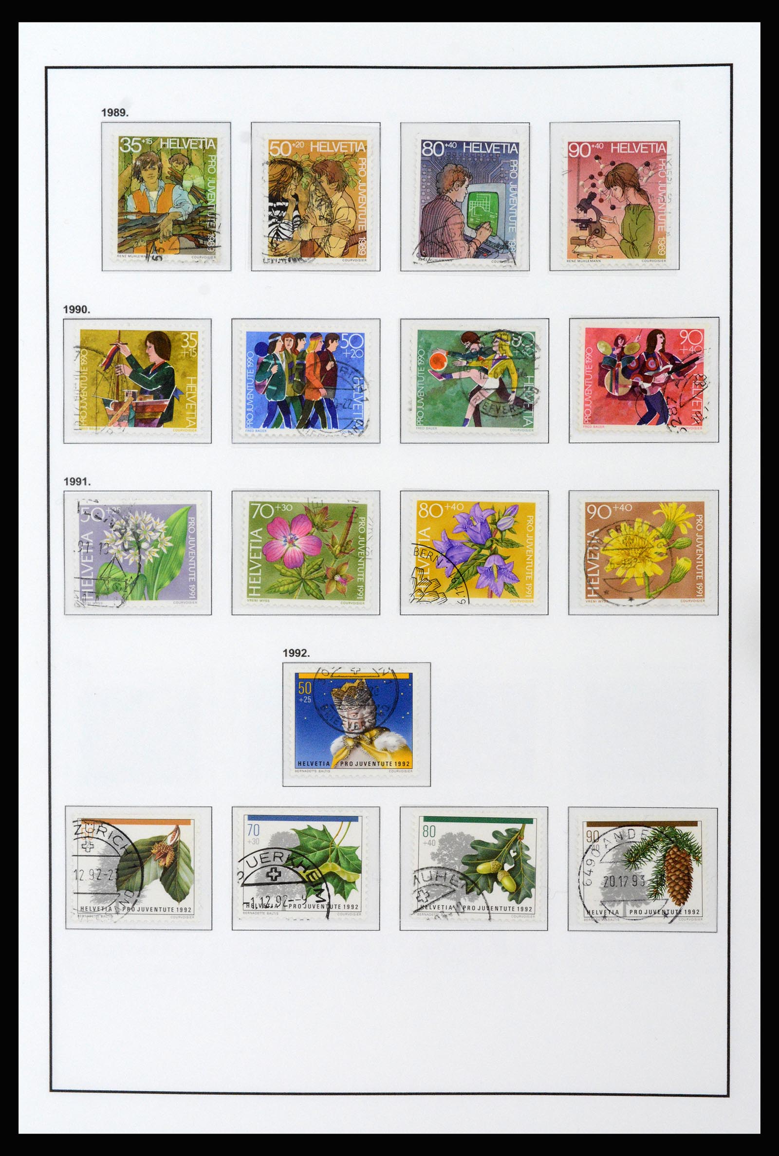 37225 071 - Postzegelverzameling 37225 Zwitserland 1854-2020.