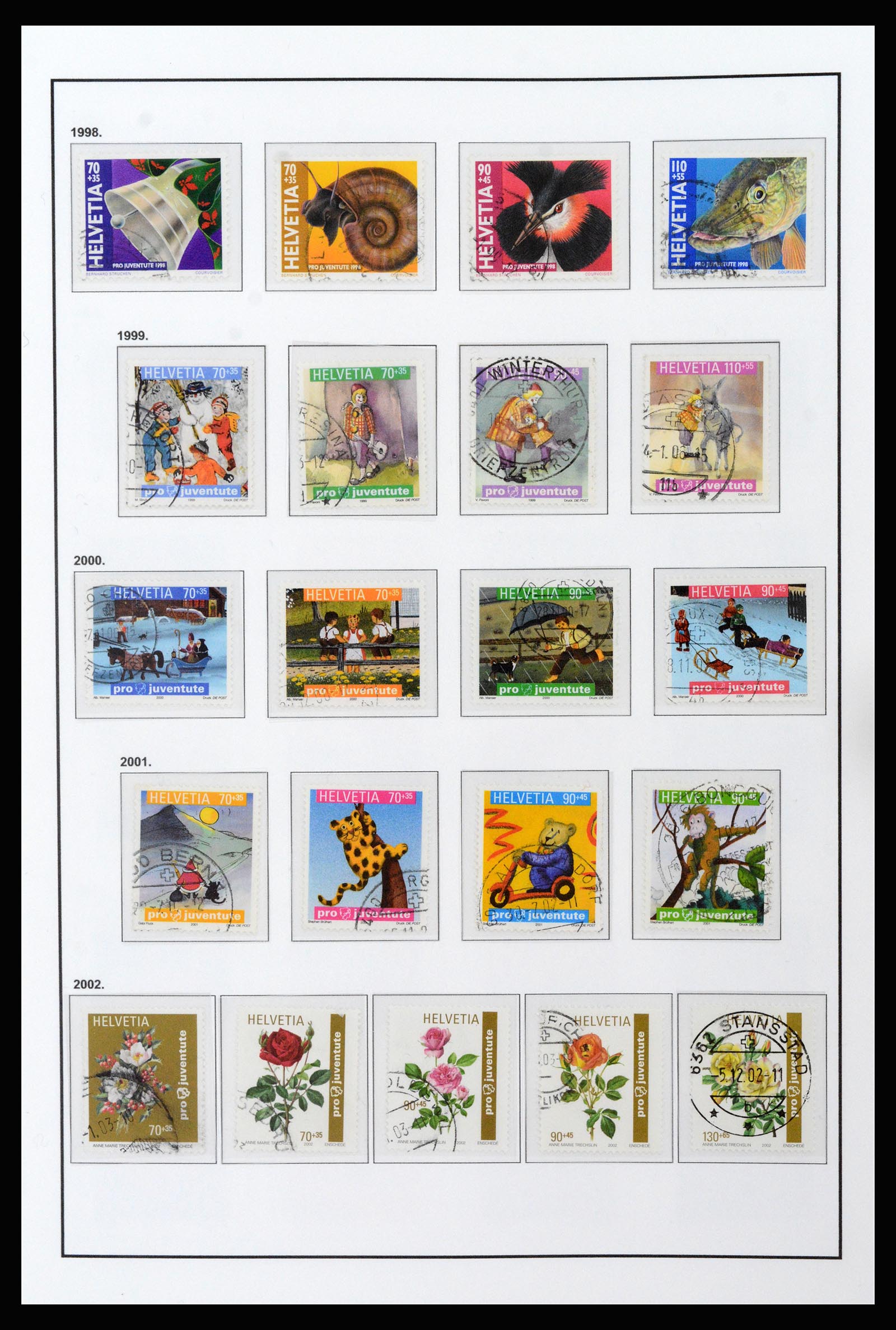 37225 073 - Postzegelverzameling 37225 Zwitserland 1854-2020.