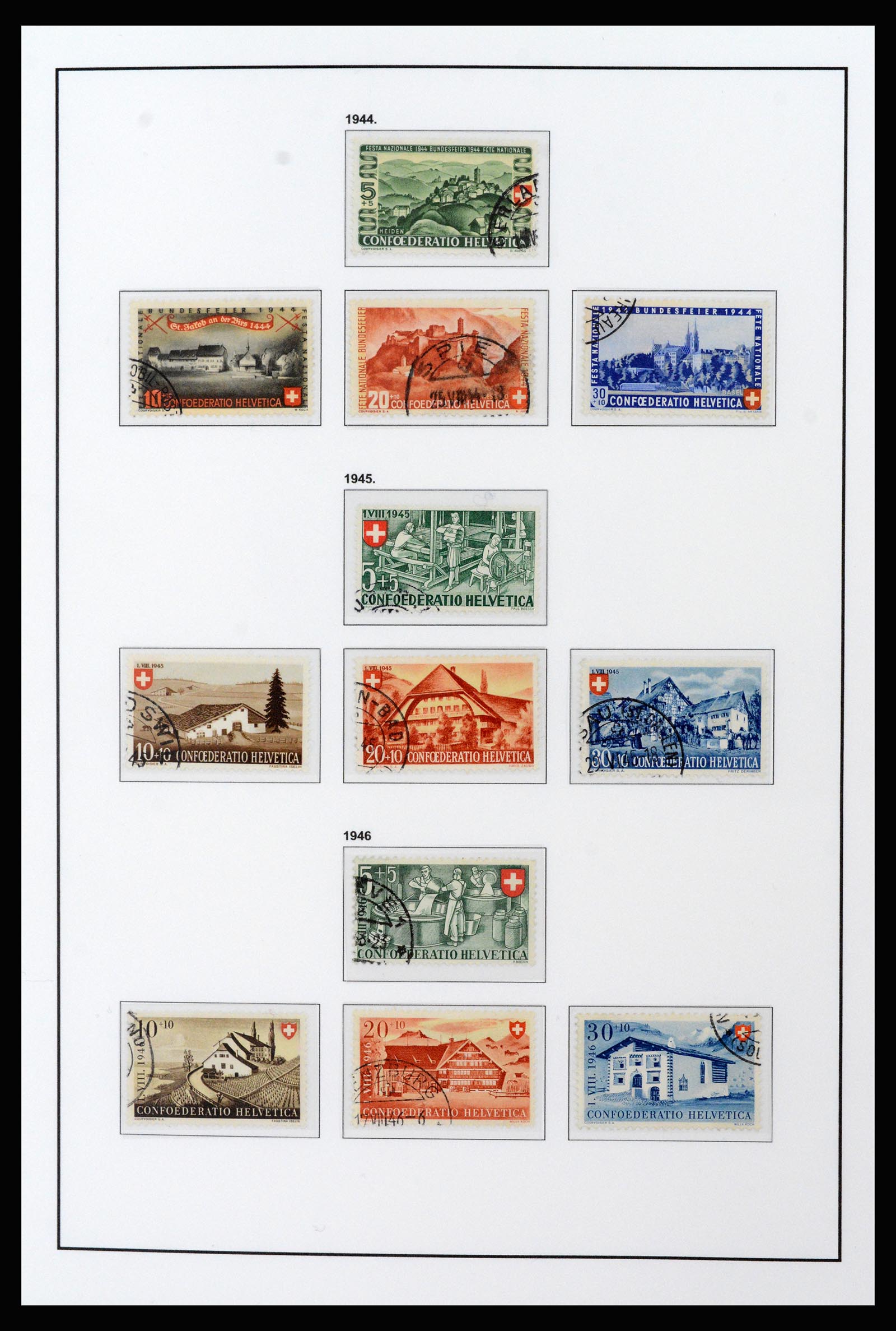 37225 077 - Postzegelverzameling 37225 Zwitserland 1854-2020.