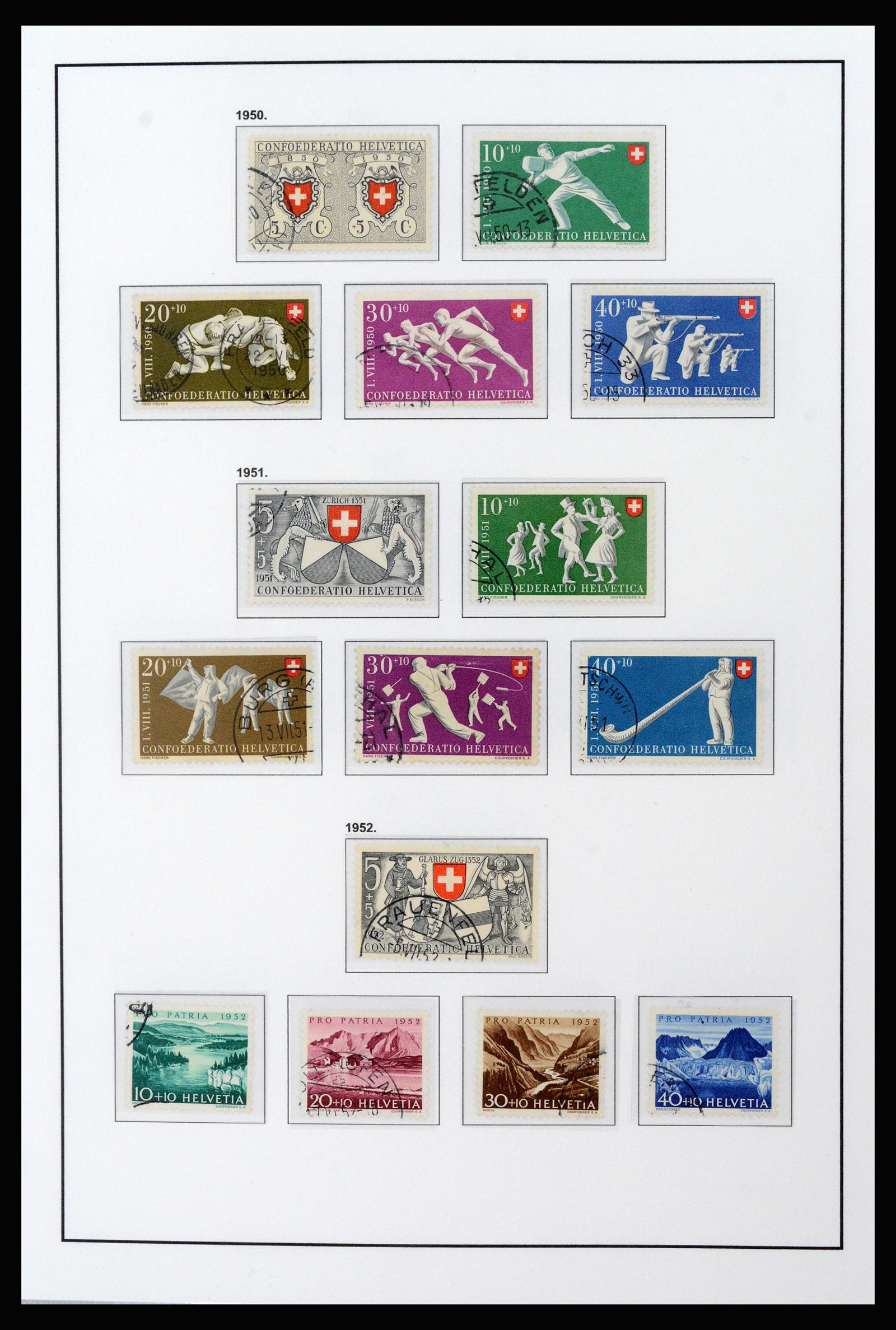 37225 079 - Postzegelverzameling 37225 Zwitserland 1854-2020.