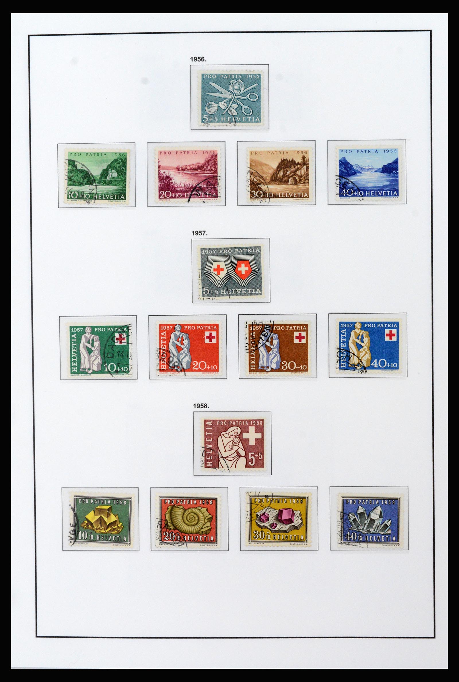 37225 081 - Postzegelverzameling 37225 Zwitserland 1854-2020.