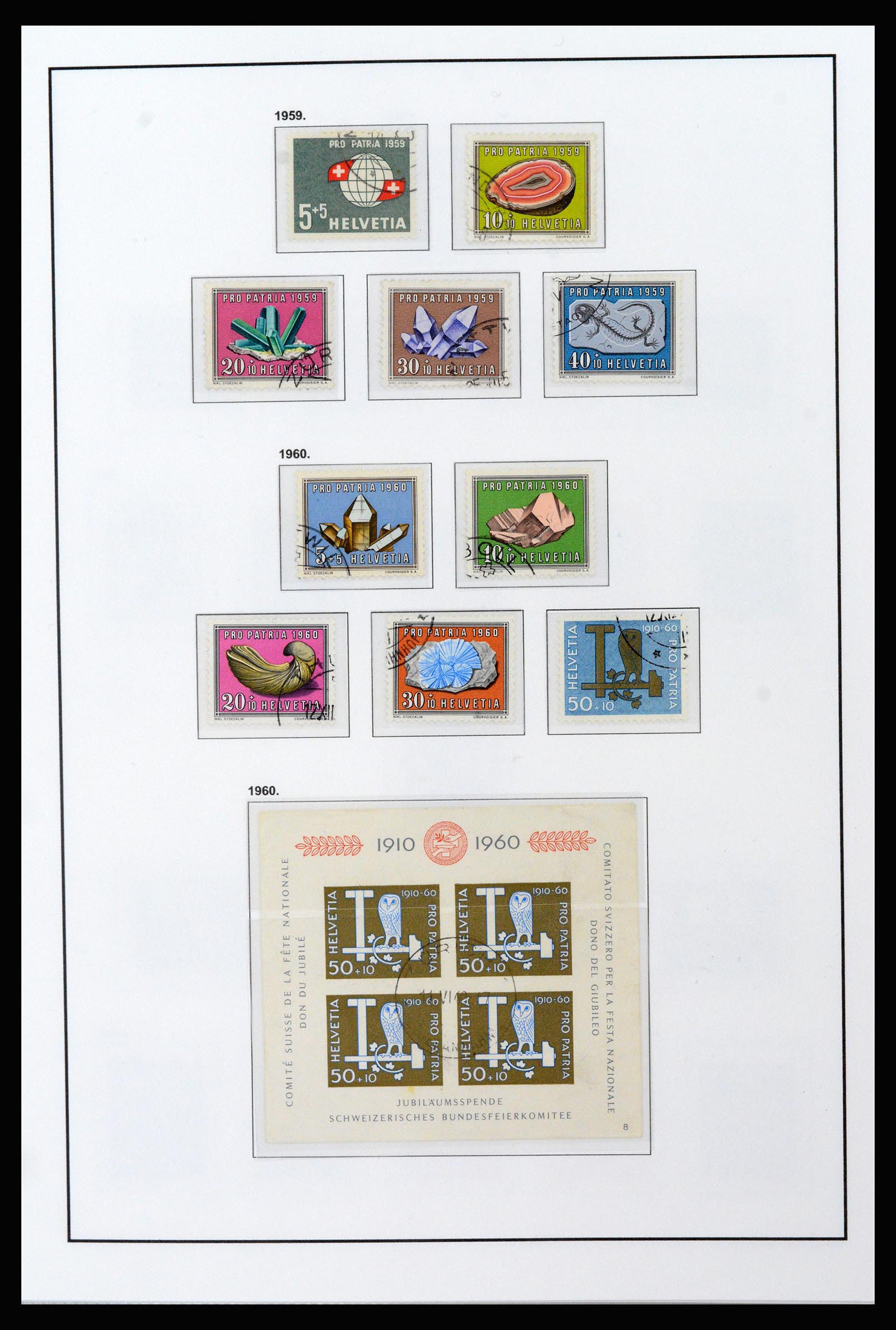 37225 082 - Postzegelverzameling 37225 Zwitserland 1854-2020.