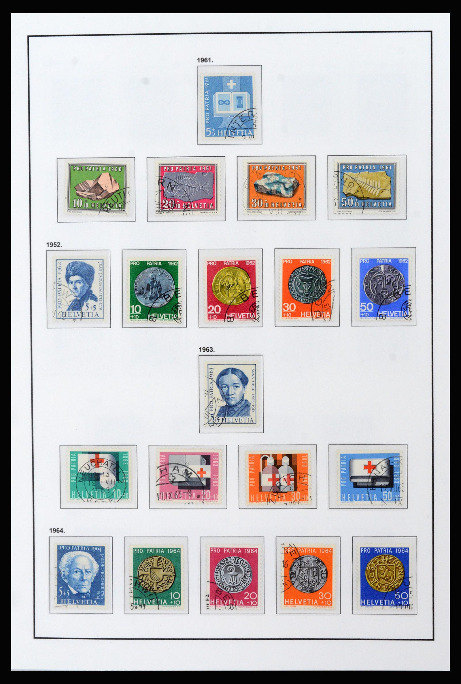 37225 083 - Postzegelverzameling 37225 Zwitserland 1854-2020.