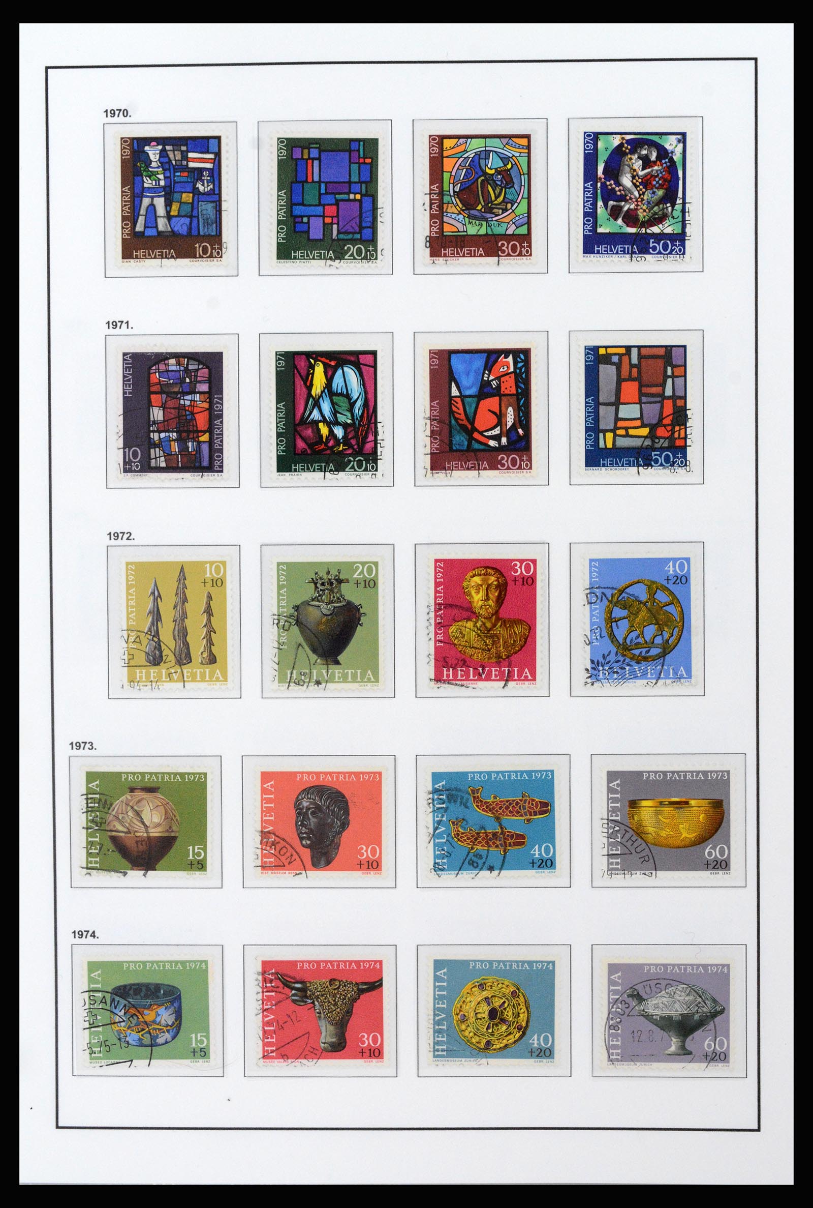 37225 085 - Postzegelverzameling 37225 Zwitserland 1854-2020.
