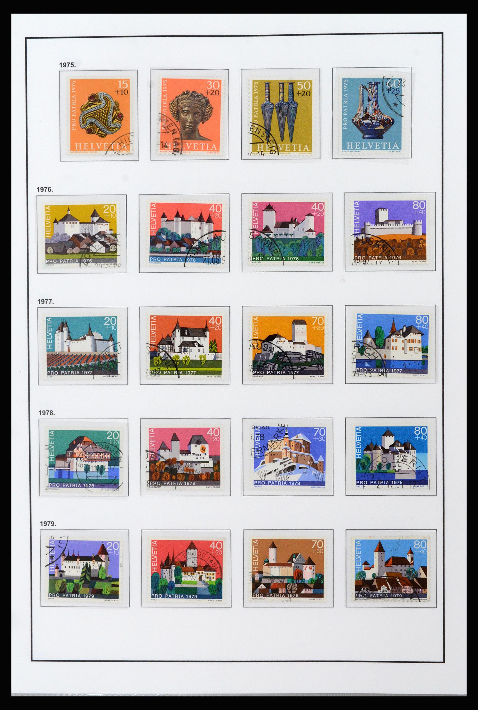 37225 086 - Postzegelverzameling 37225 Zwitserland 1854-2020.