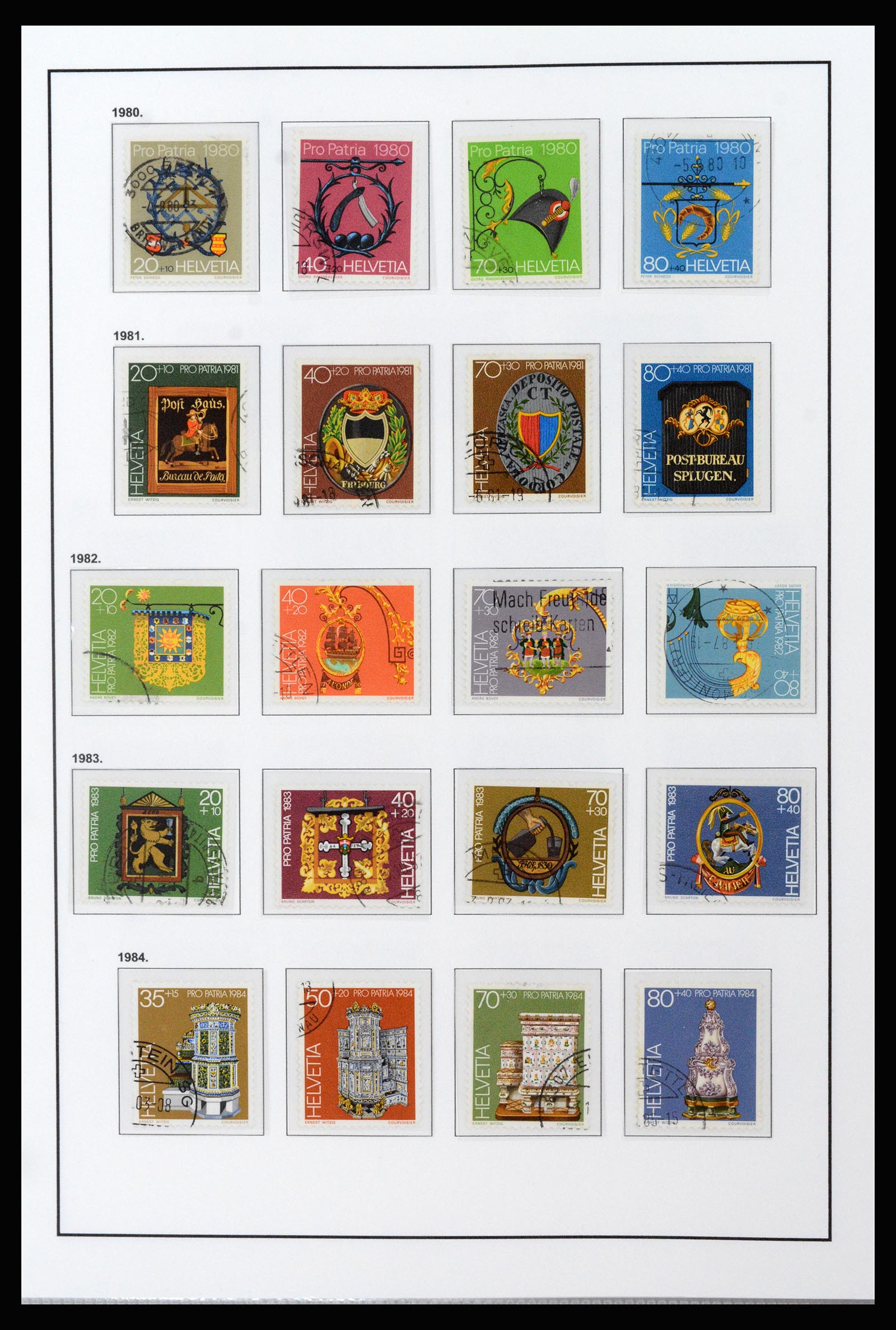 37225 087 - Stamp collection 37225 Switzerland 1854-2020.