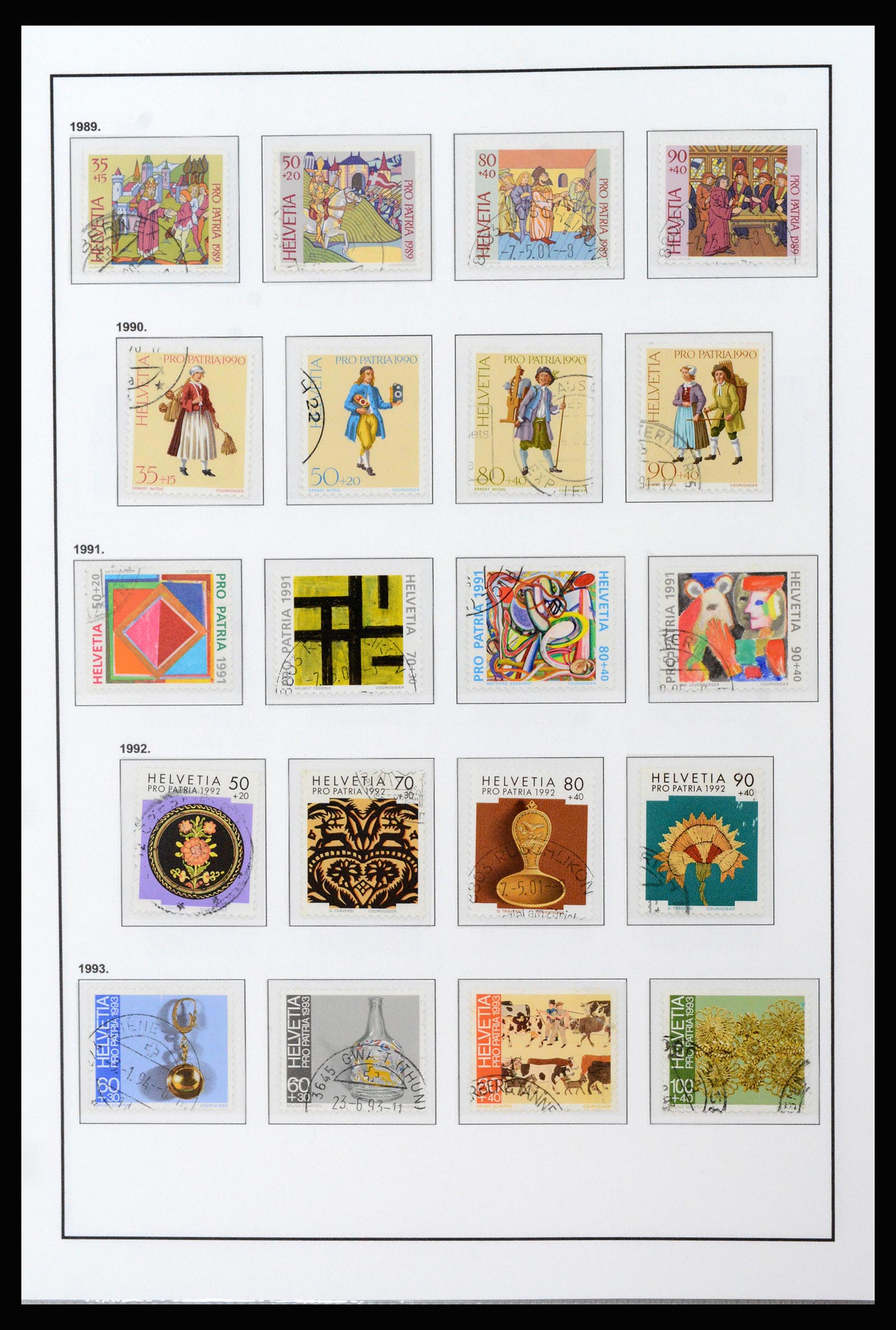 37225 089 - Postzegelverzameling 37225 Zwitserland 1854-2020.