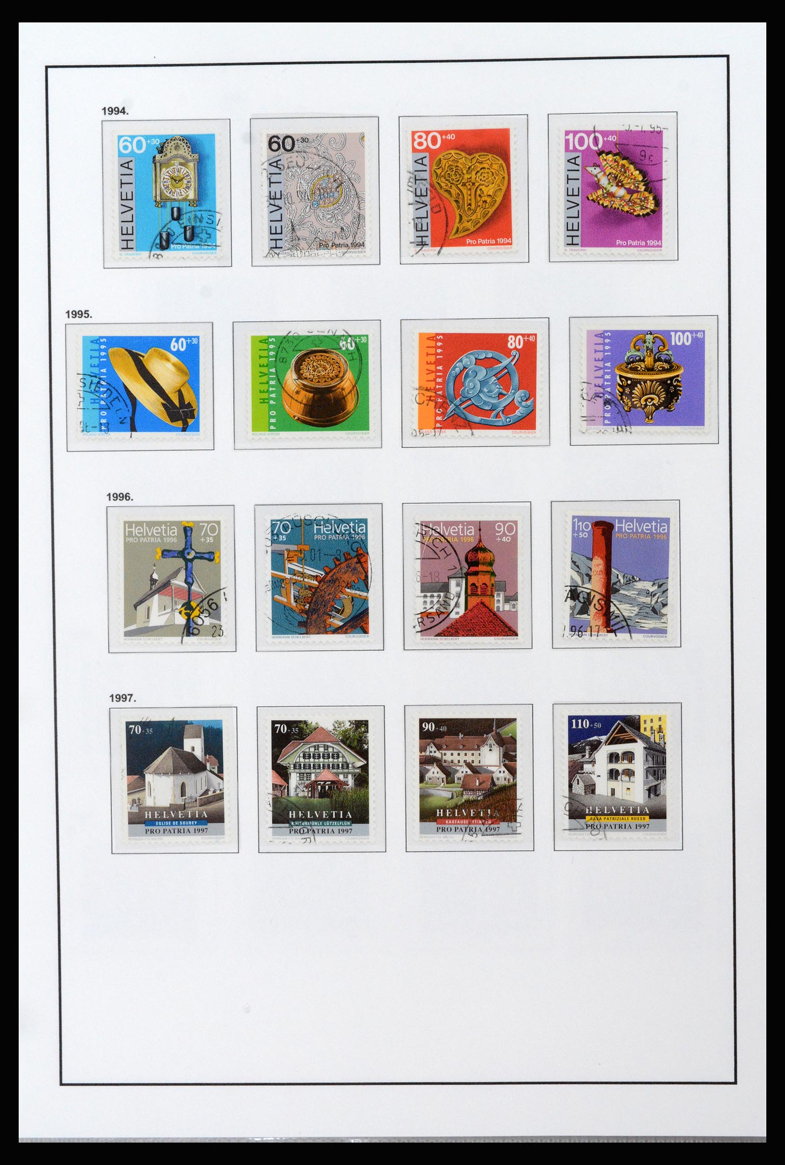 37225 090 - Postzegelverzameling 37225 Zwitserland 1854-2020.