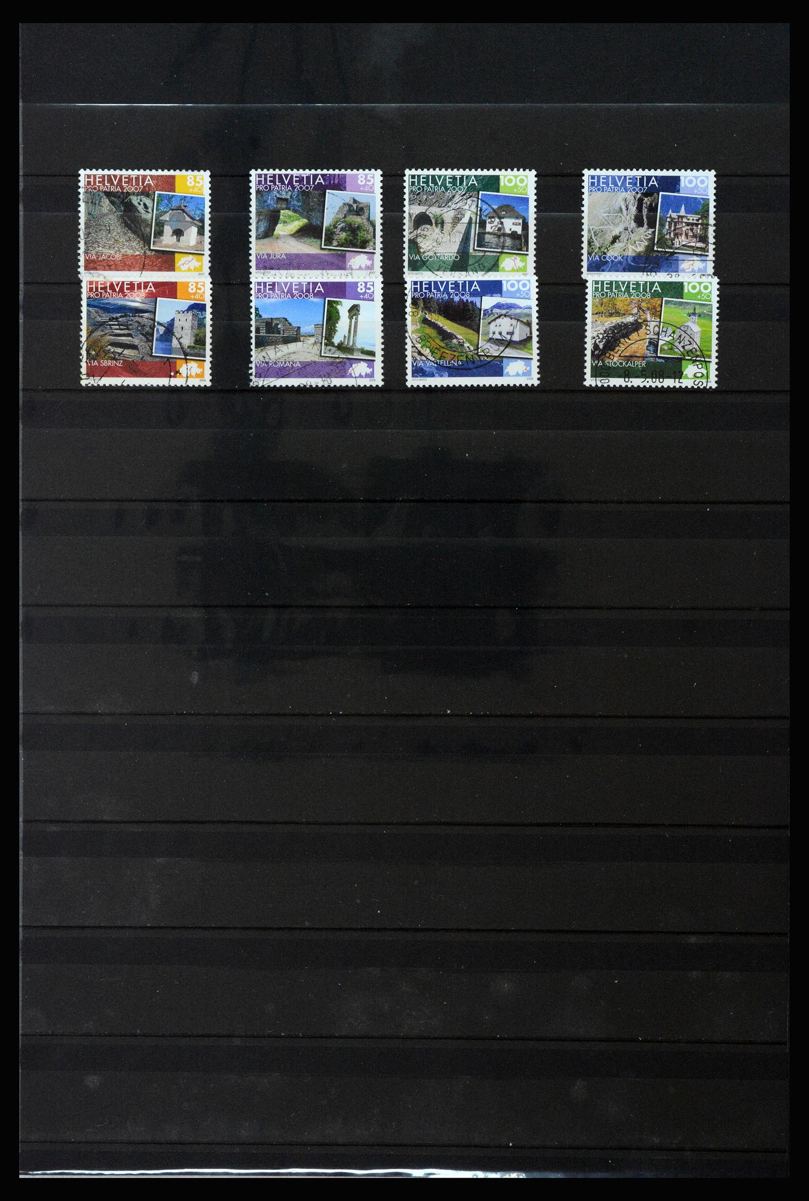 37225 093 - Postzegelverzameling 37225 Zwitserland 1854-2020.