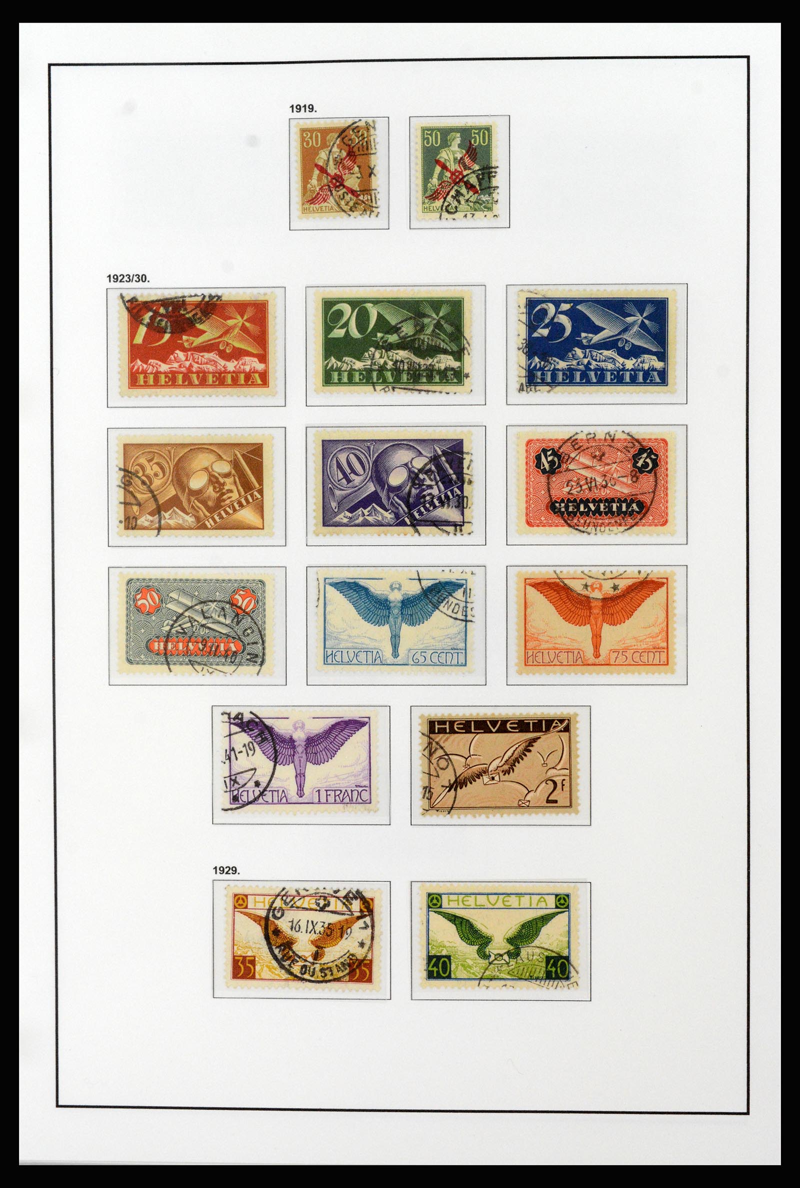 37225 095 - Postzegelverzameling 37225 Zwitserland 1854-2020.