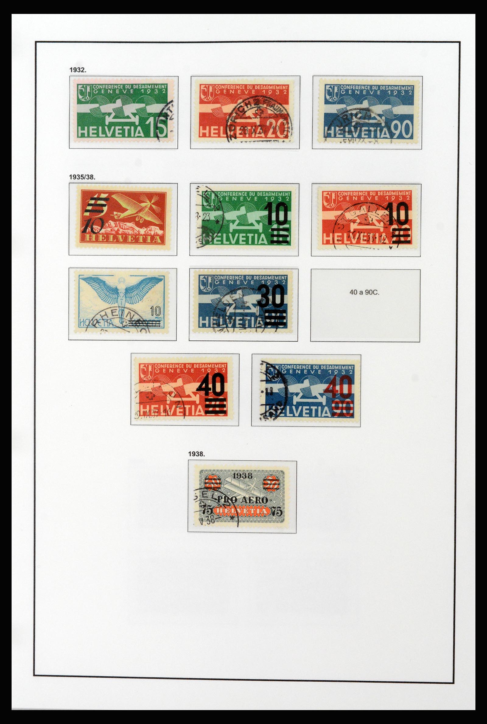 37225 096 - Postzegelverzameling 37225 Zwitserland 1854-2020.