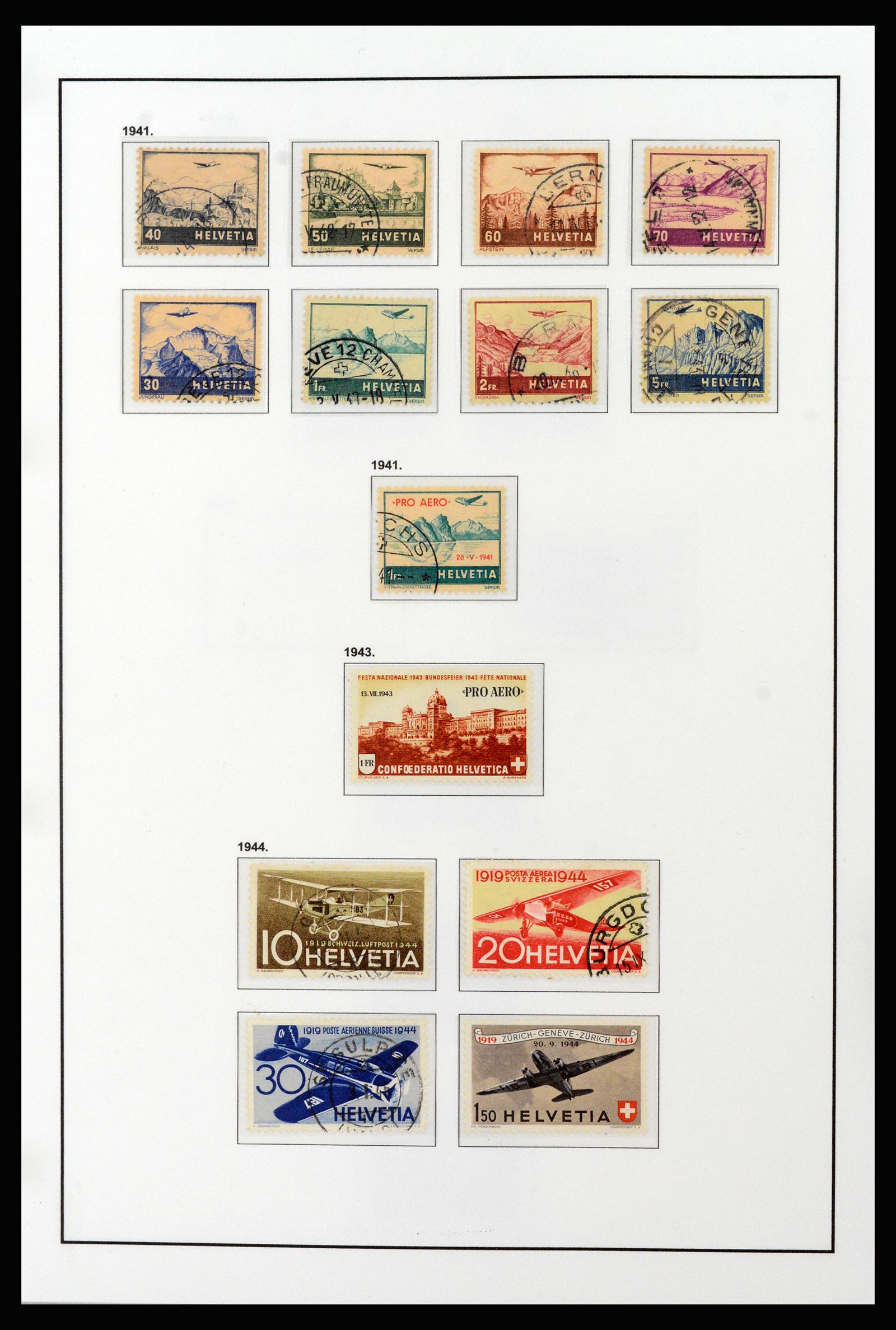 37225 097 - Postzegelverzameling 37225 Zwitserland 1854-2020.