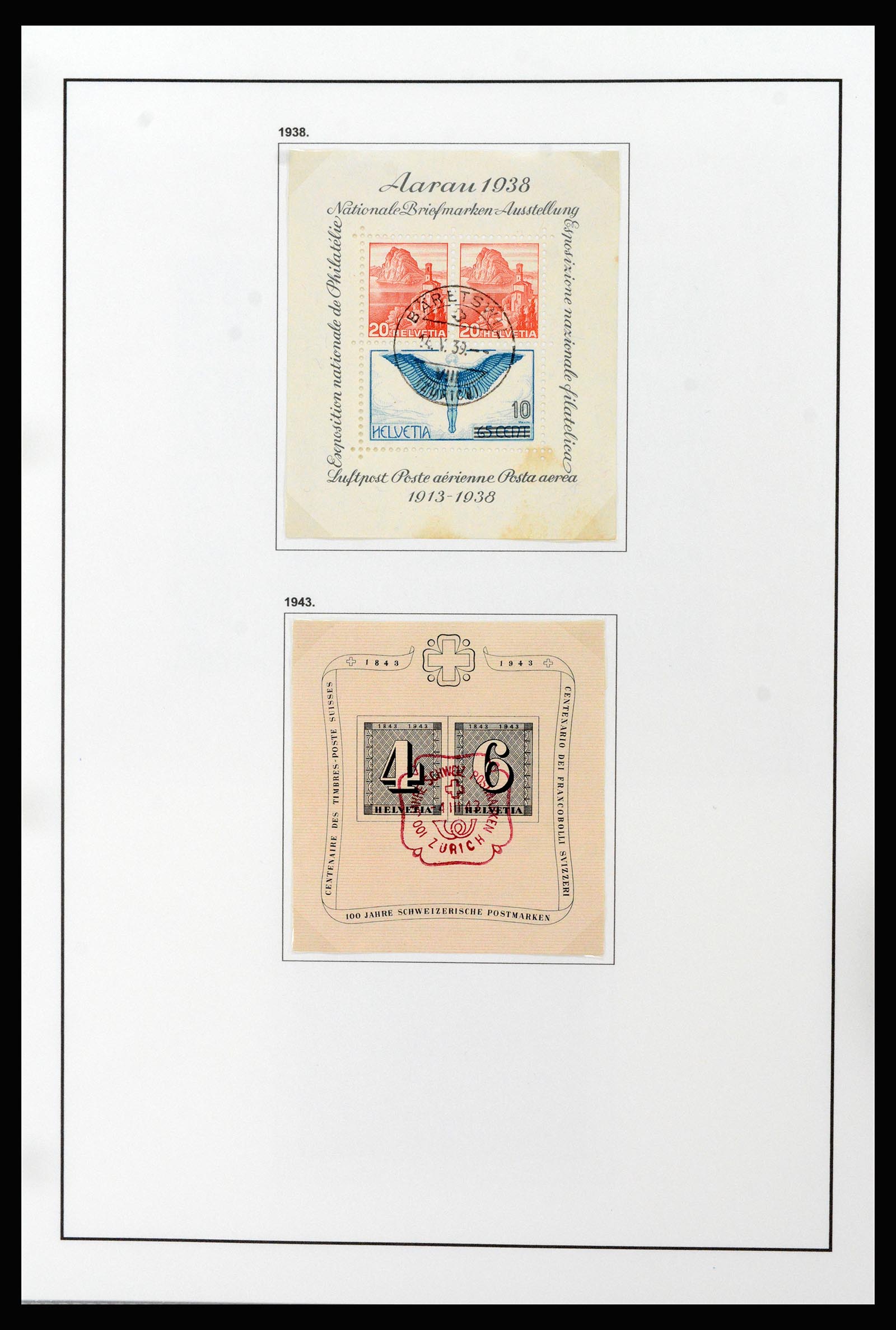37225 100 - Stamp collection 37225 Switzerland 1854-2020.