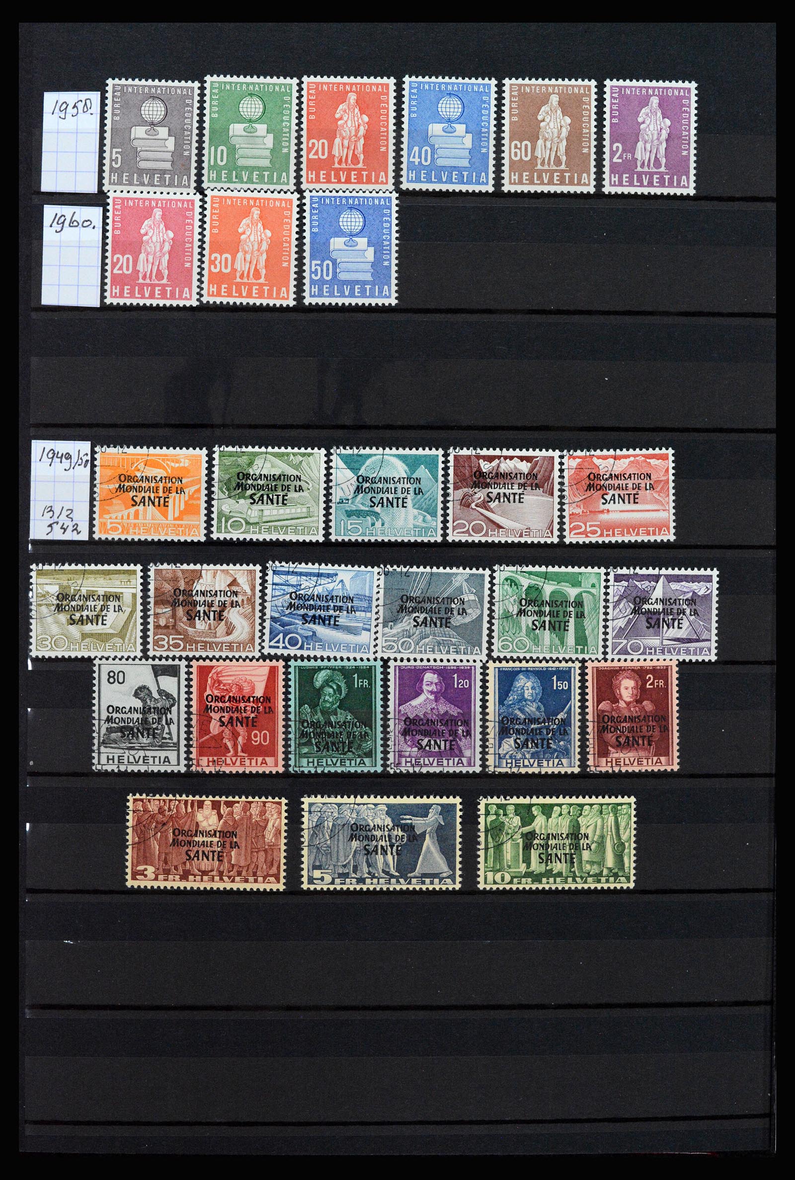 37225 162 - Postzegelverzameling 37225 Zwitserland 1854-2020.