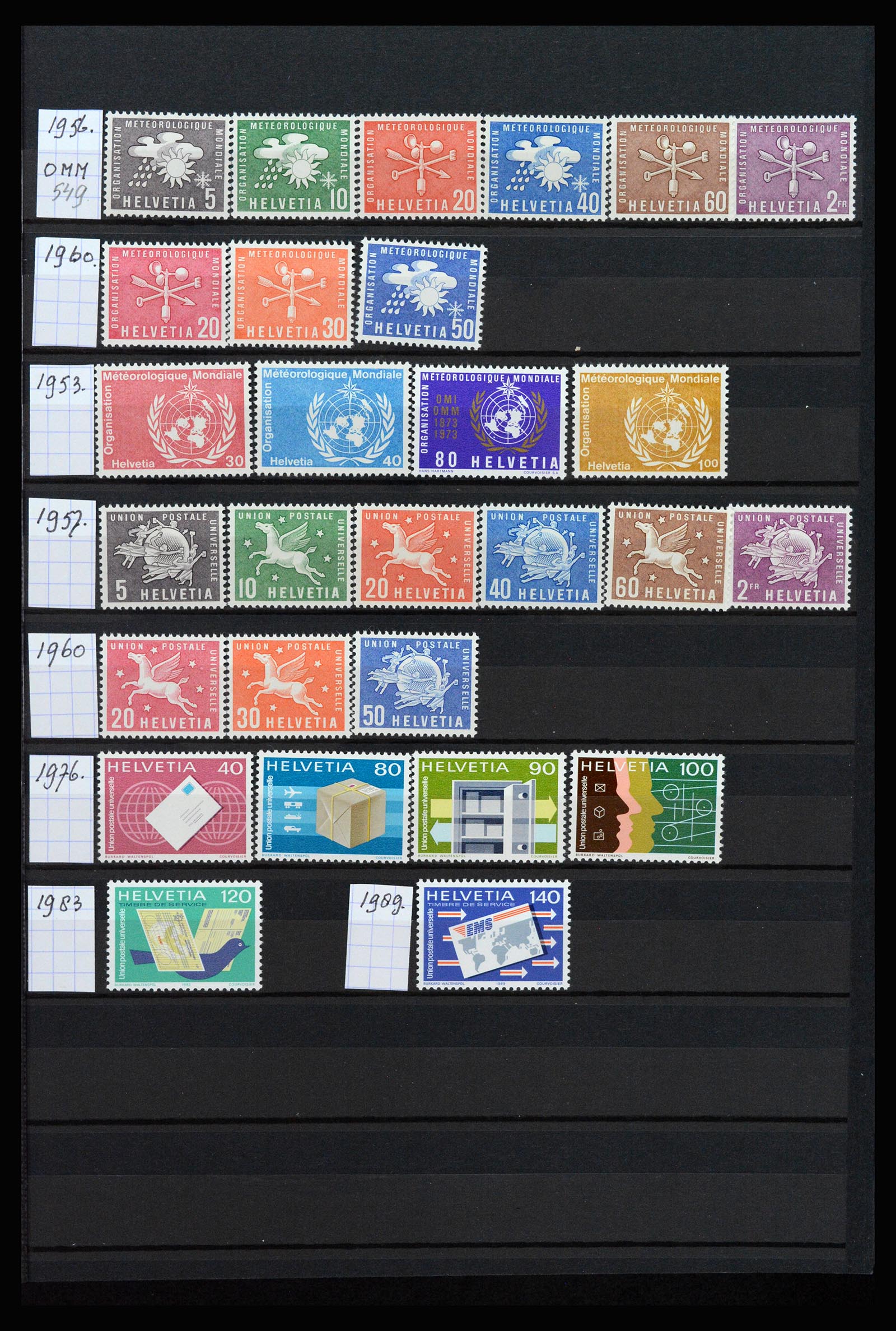 37225 165 - Postzegelverzameling 37225 Zwitserland 1854-2020.