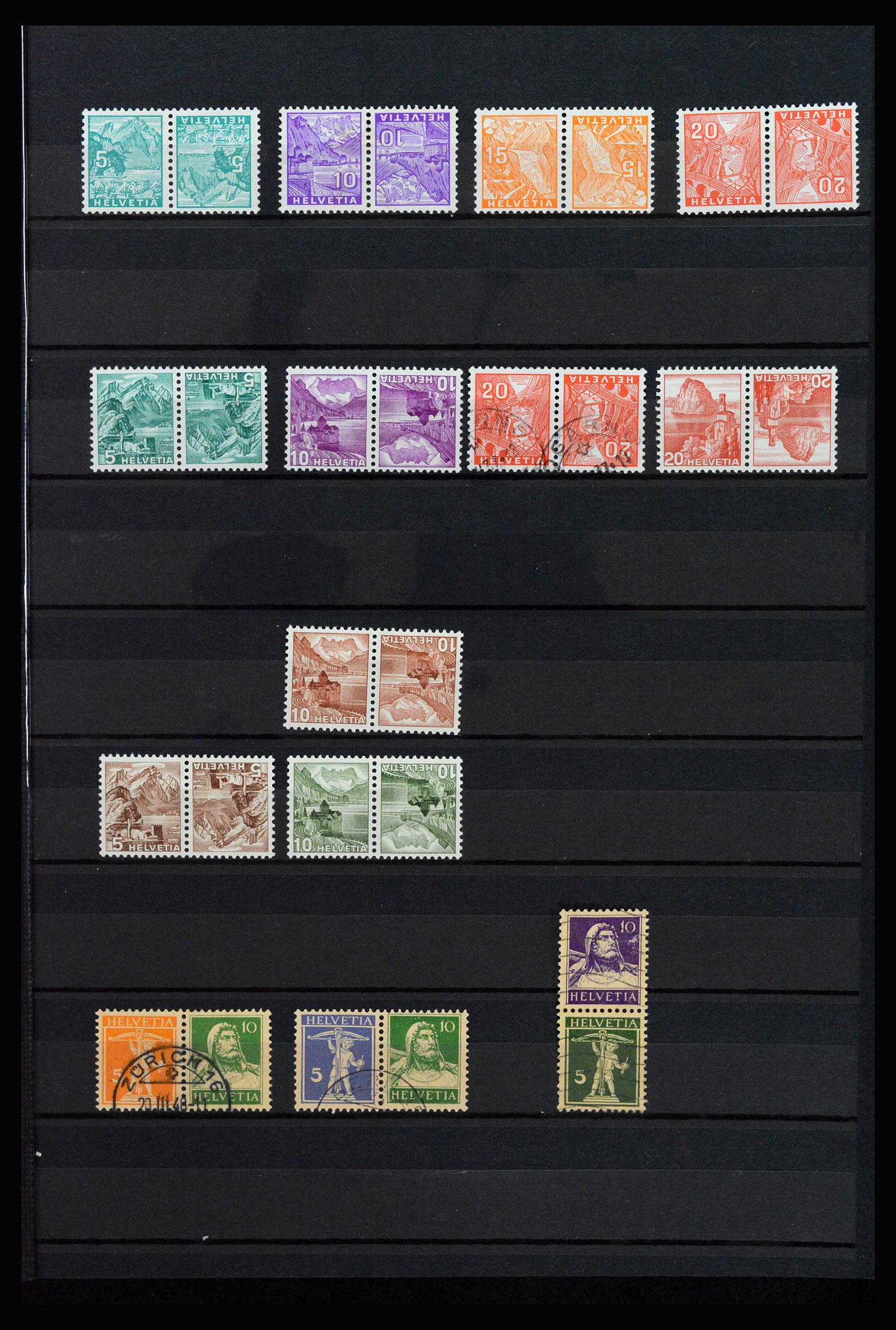 37225 169 - Stamp collection 37225 Switzerland 1854-2020.