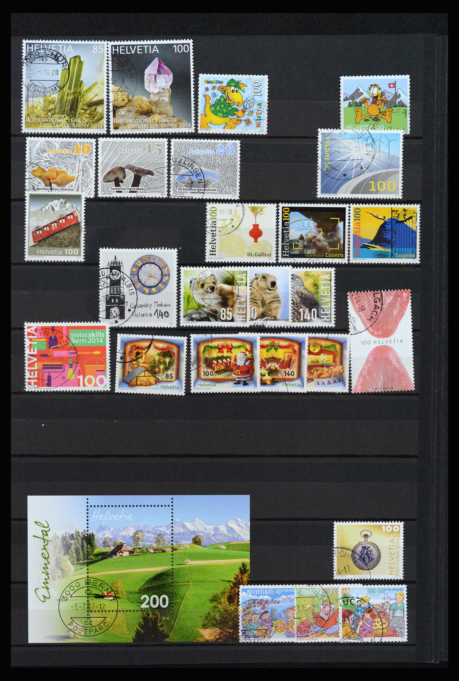 37225 185 - Postzegelverzameling 37225 Zwitserland 1854-2020.