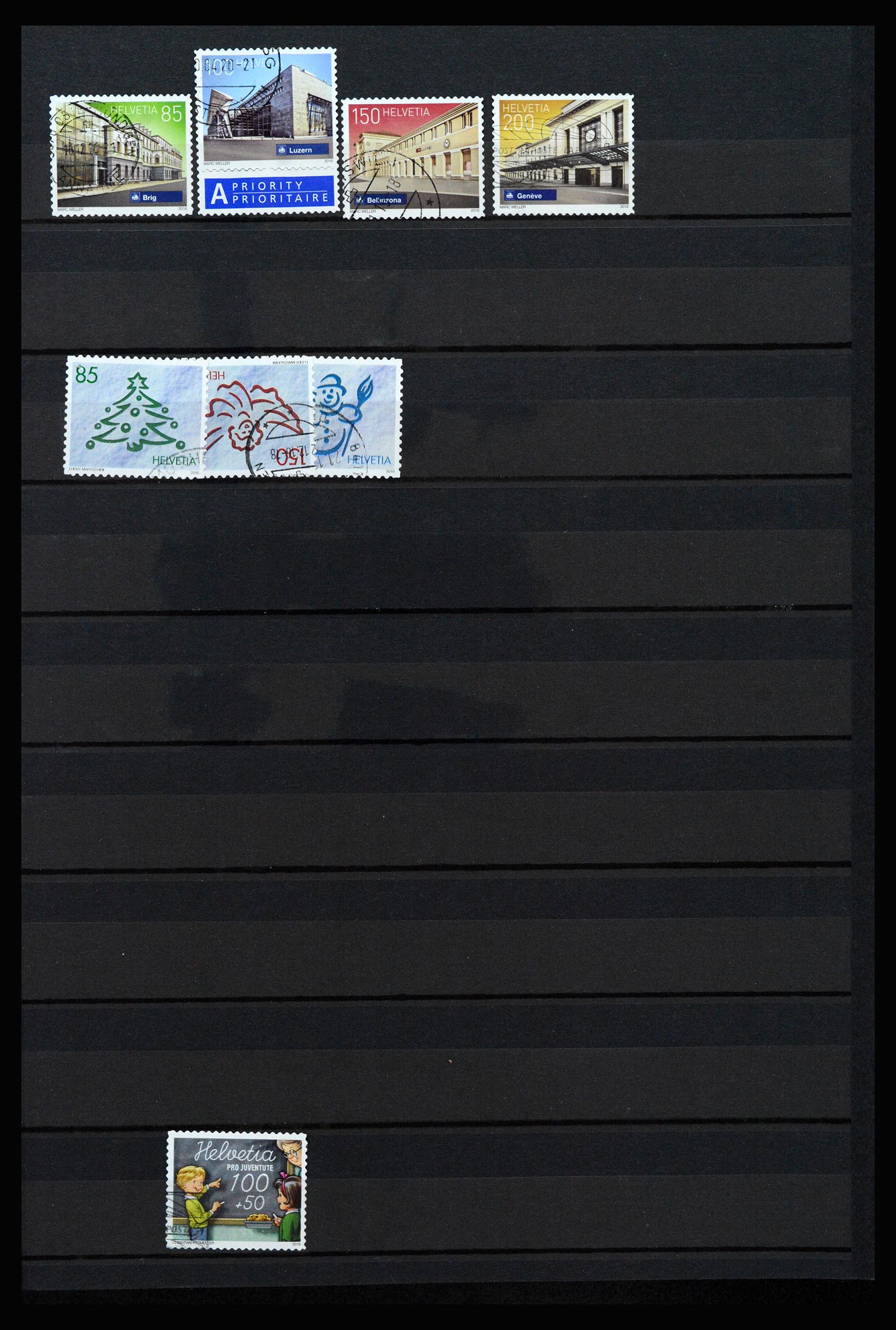 37225 189 - Postzegelverzameling 37225 Zwitserland 1854-2020.